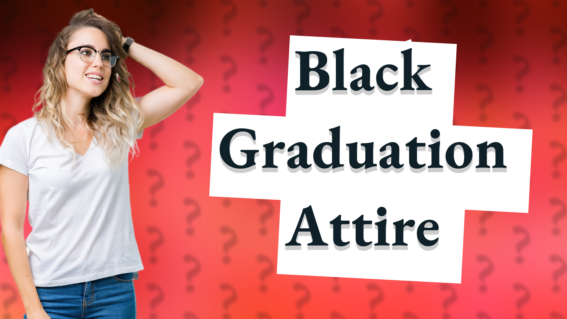 Black Graduation Attire