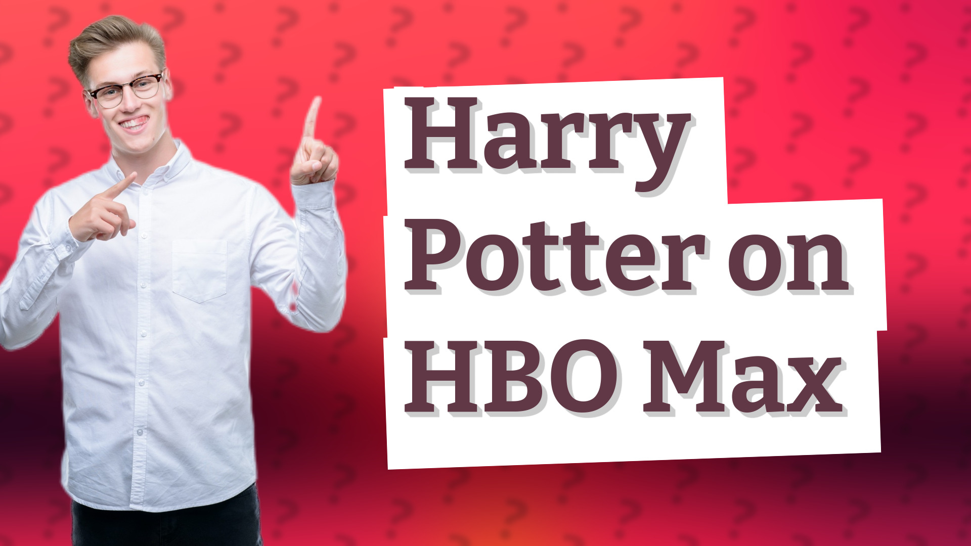 Harry Potter on HBO Max