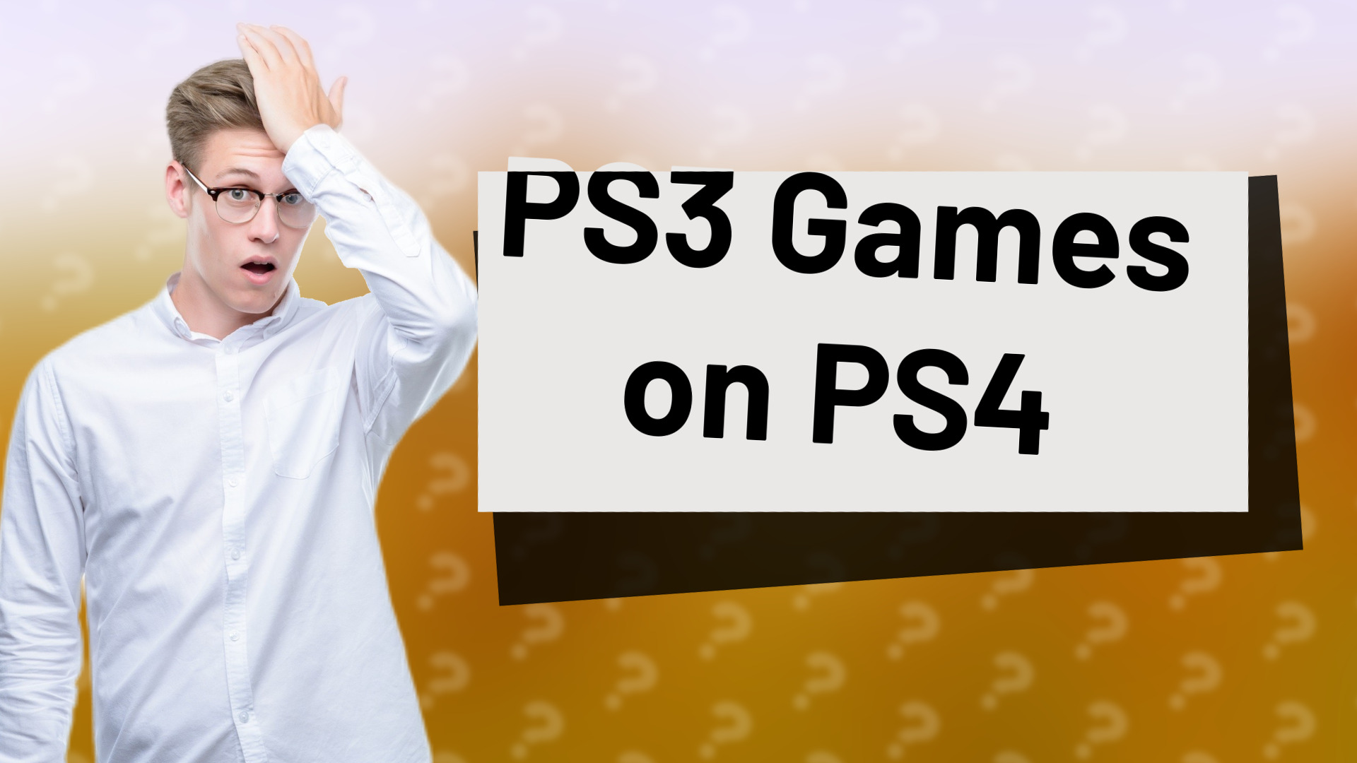 PS3 Games on PS4