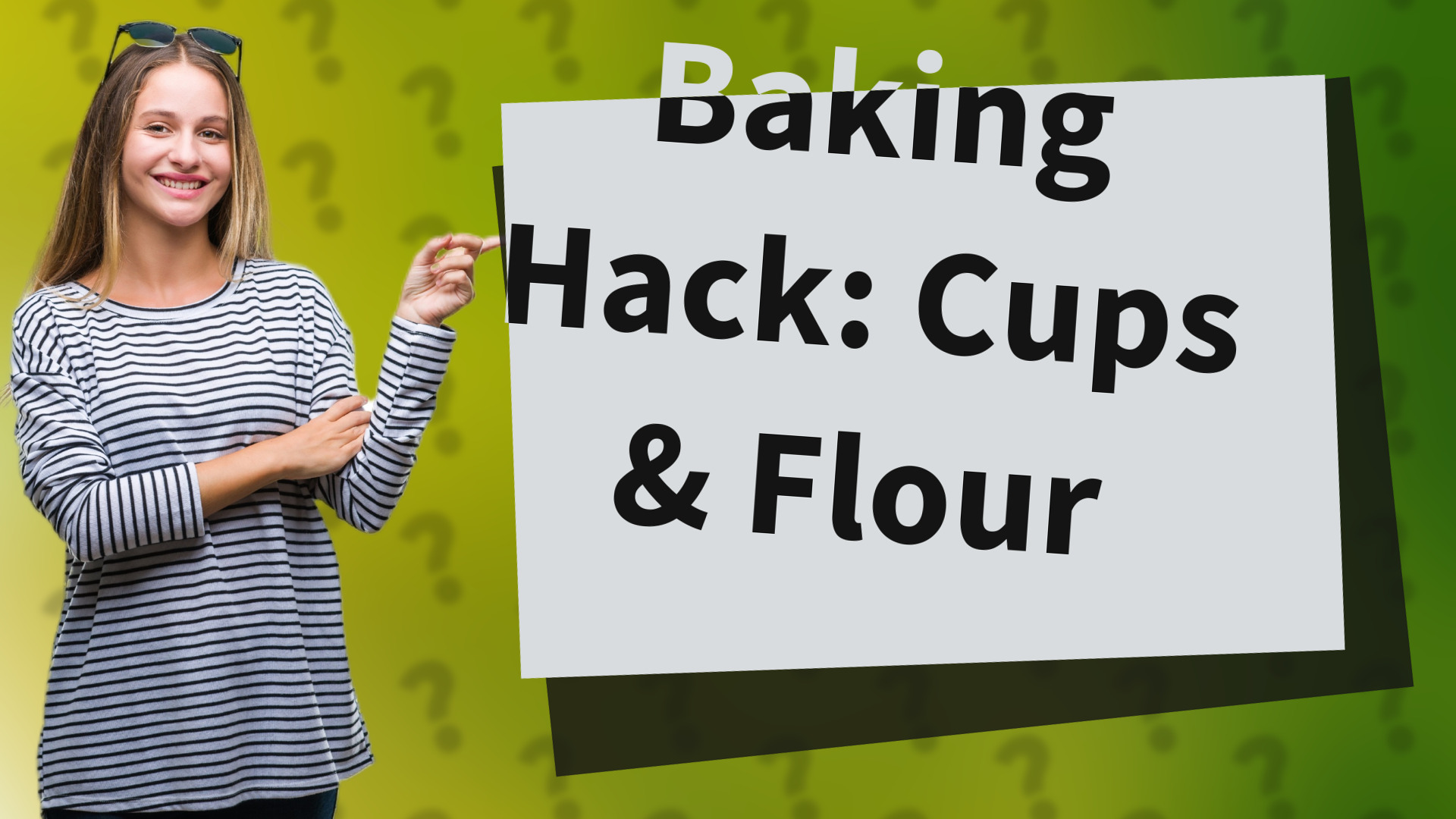 Baking Hack: Cups & Flour