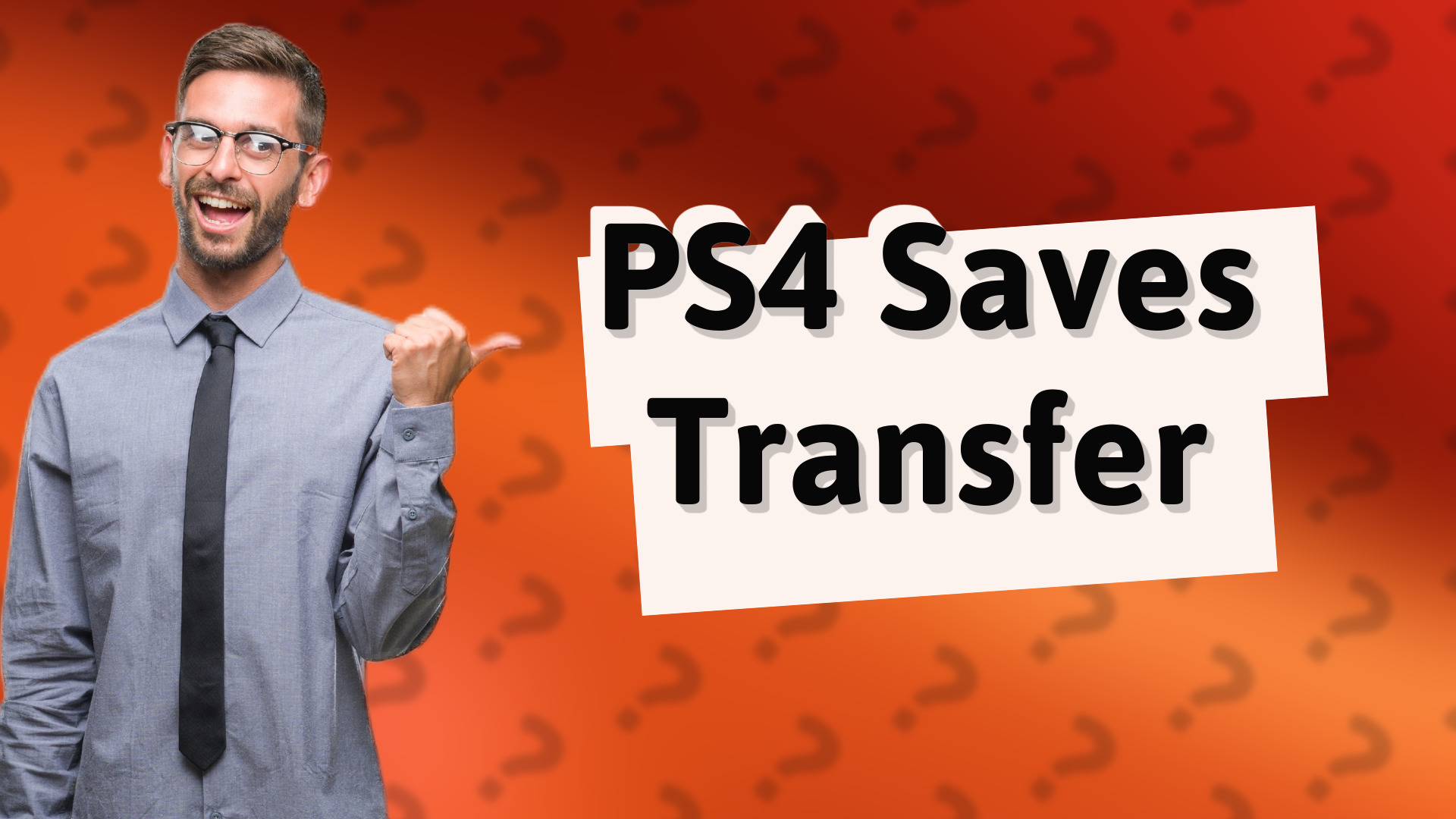 PS4 Saves Transfer