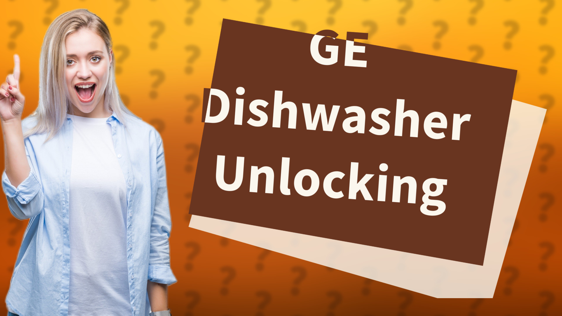 GE Dishwasher Unlocking