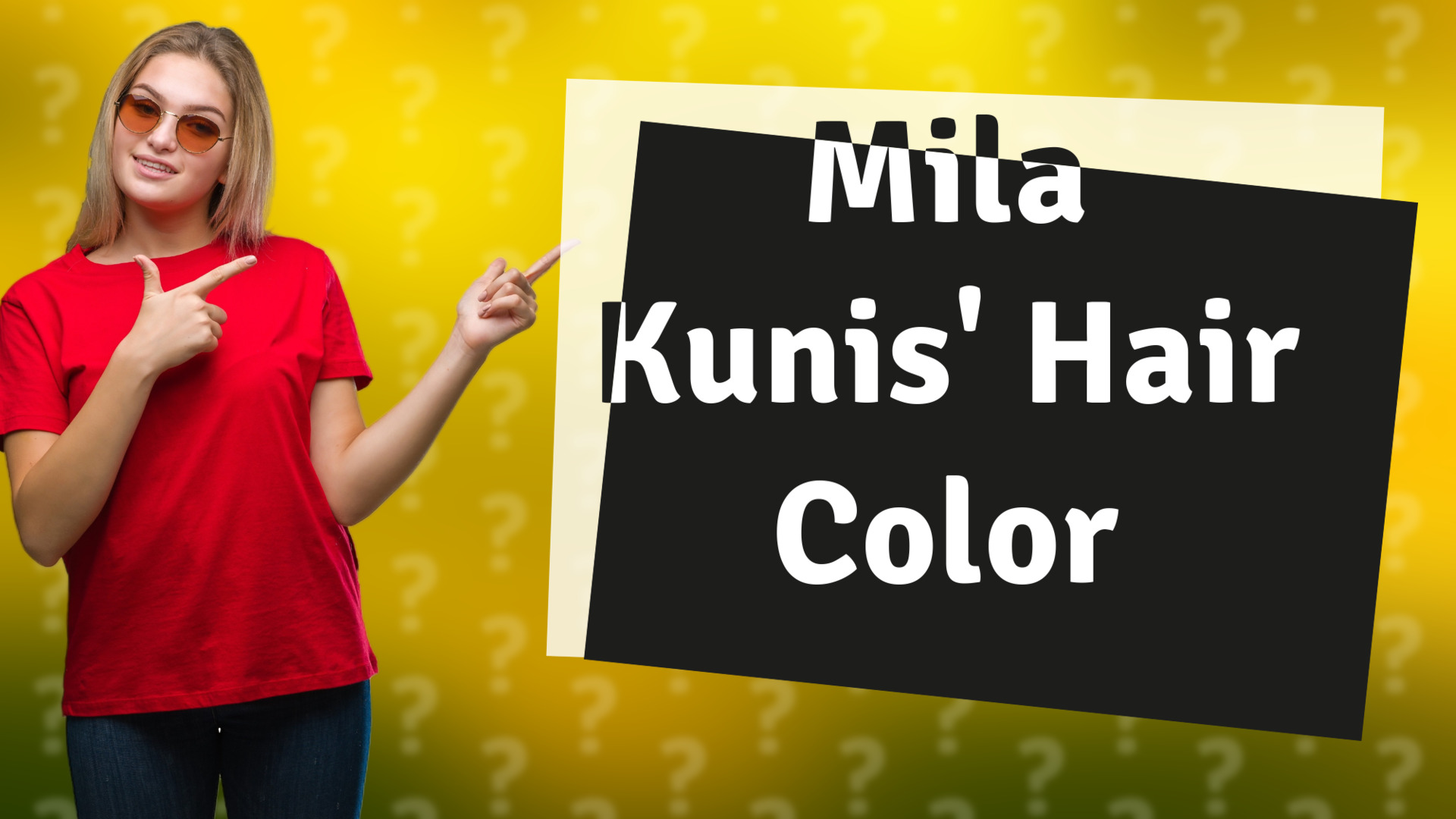 Mila Kunis' Hair Color