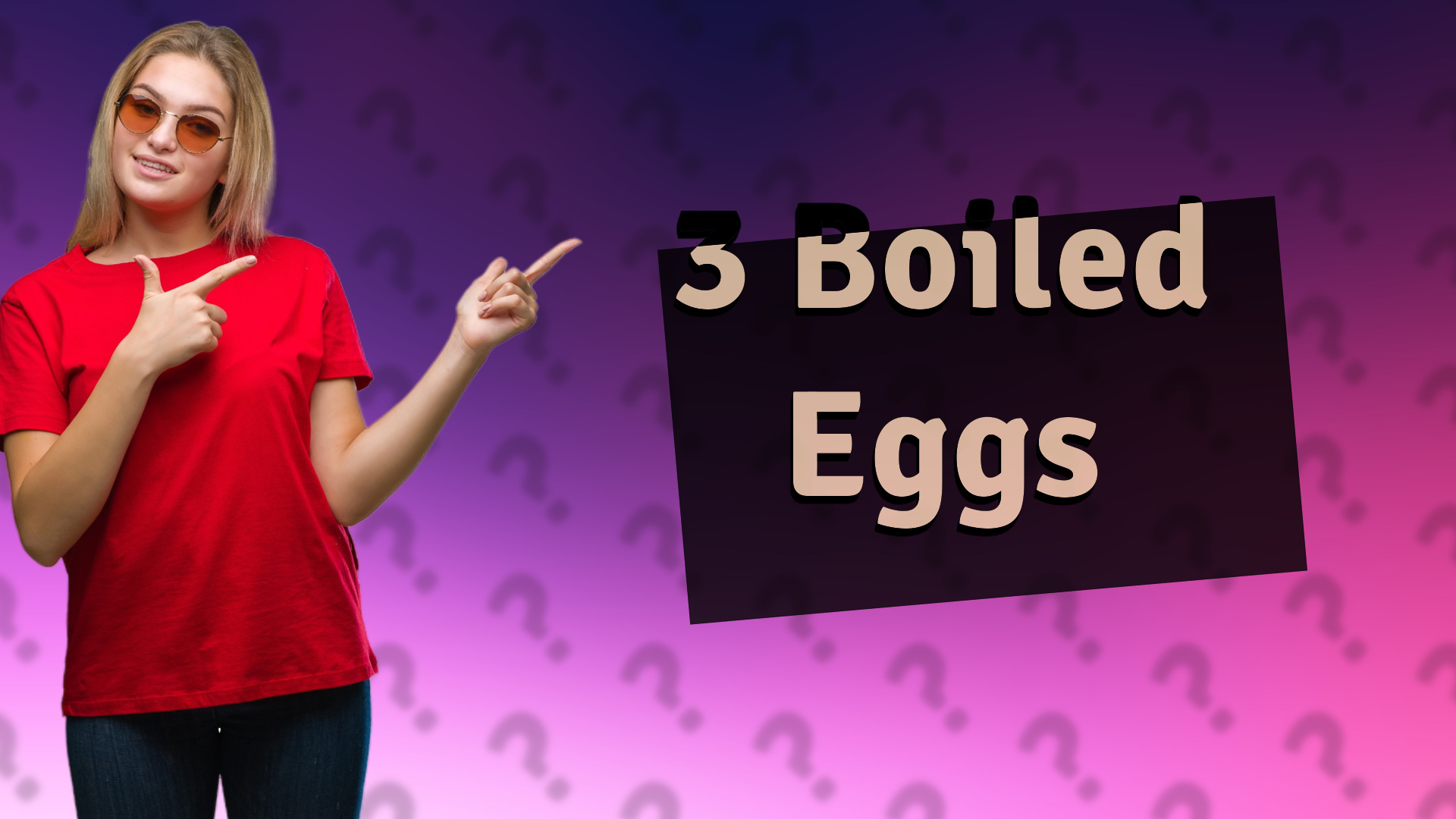 3 Boiled Eggs