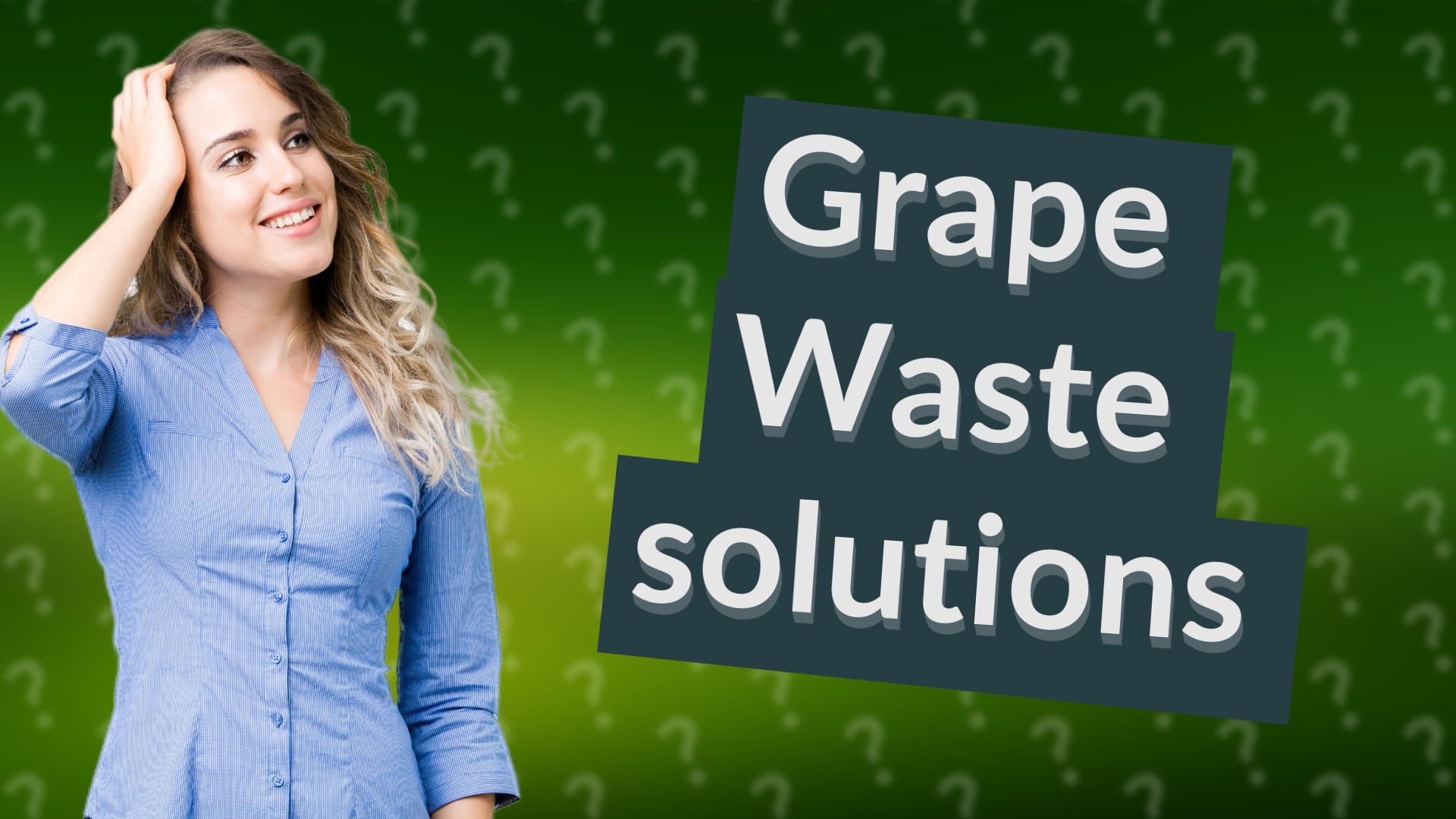 Grape Waste solutions