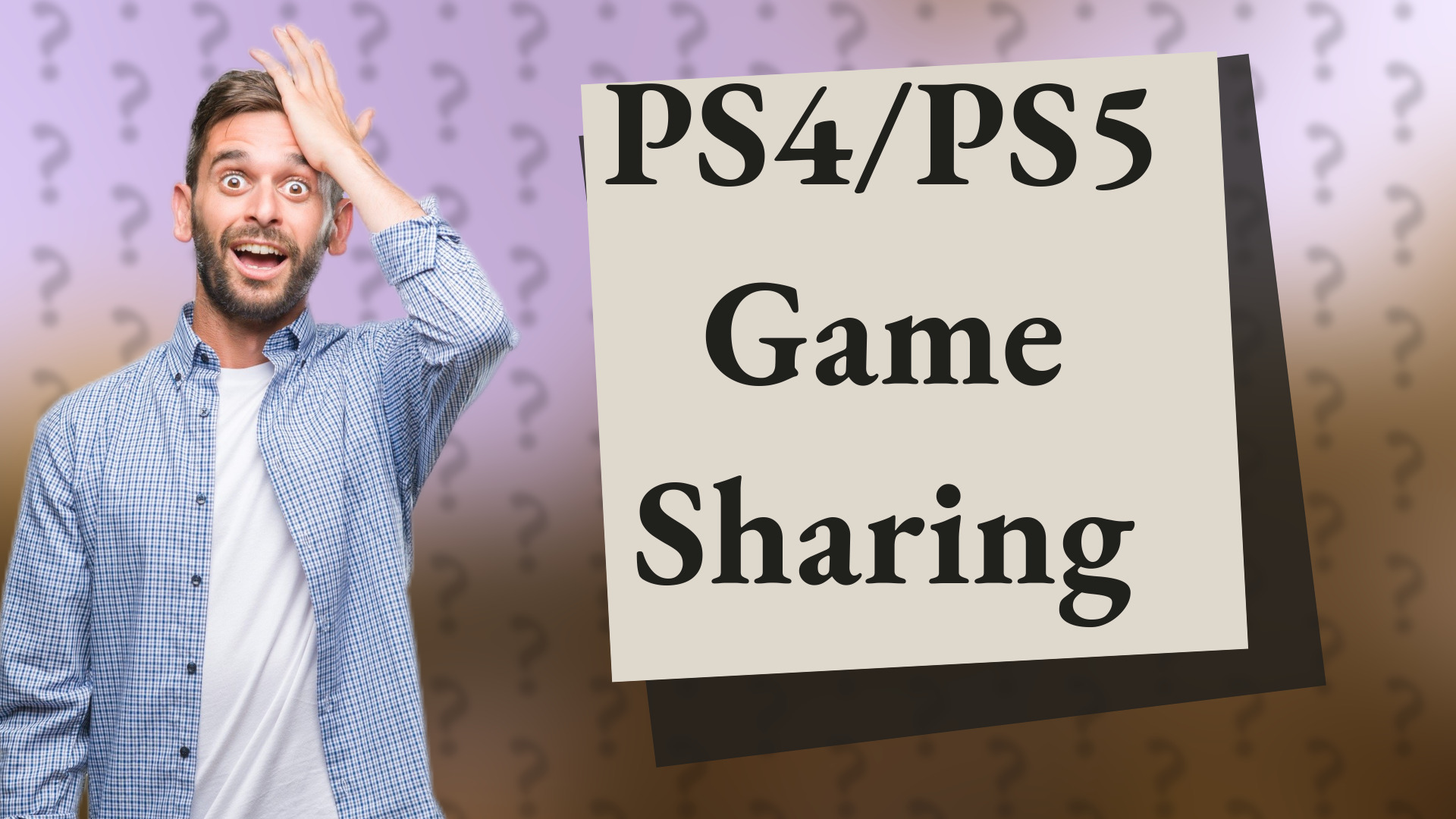 PS4/PS5 Game Sharing