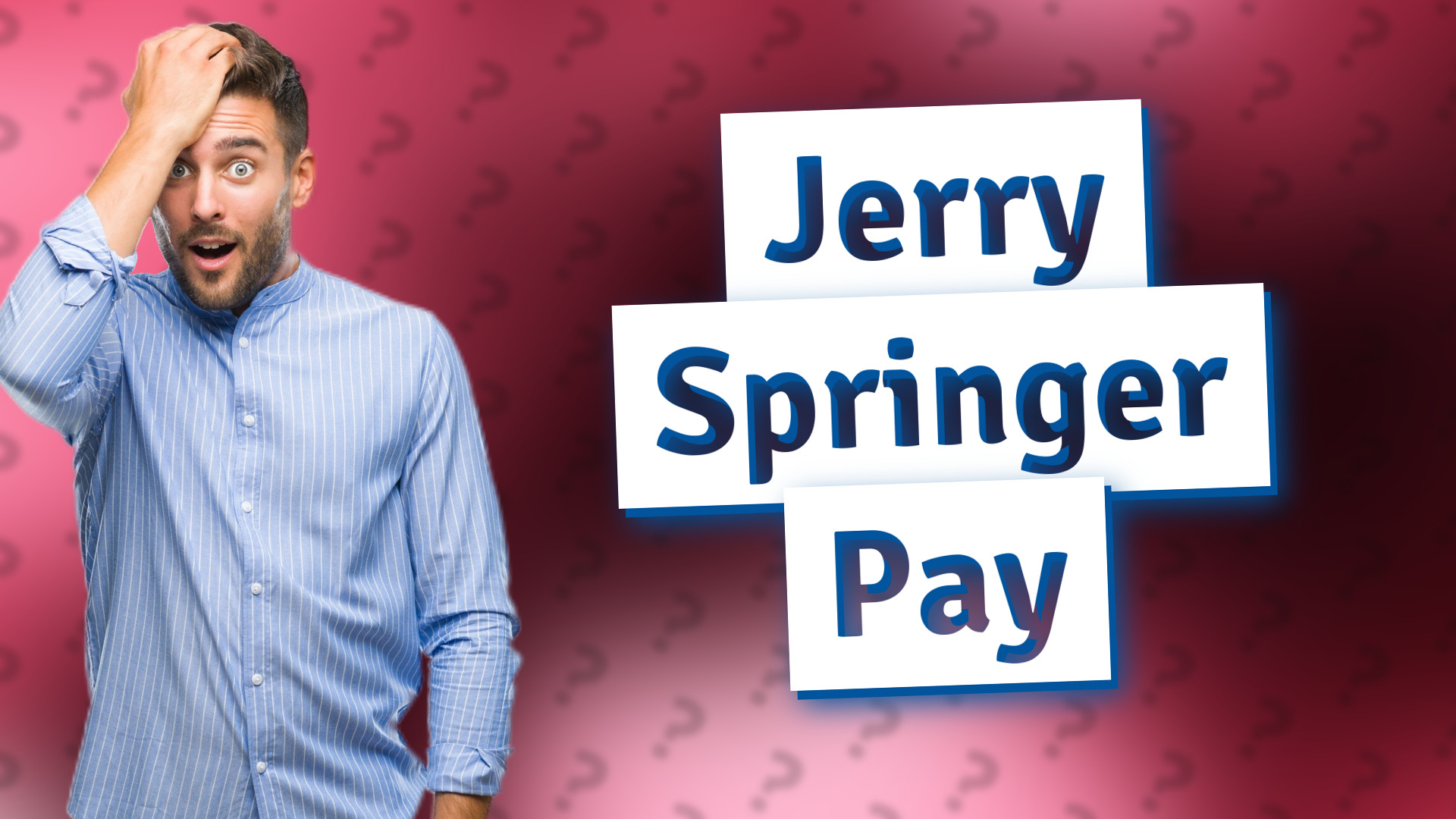 Jerry Springer Pay