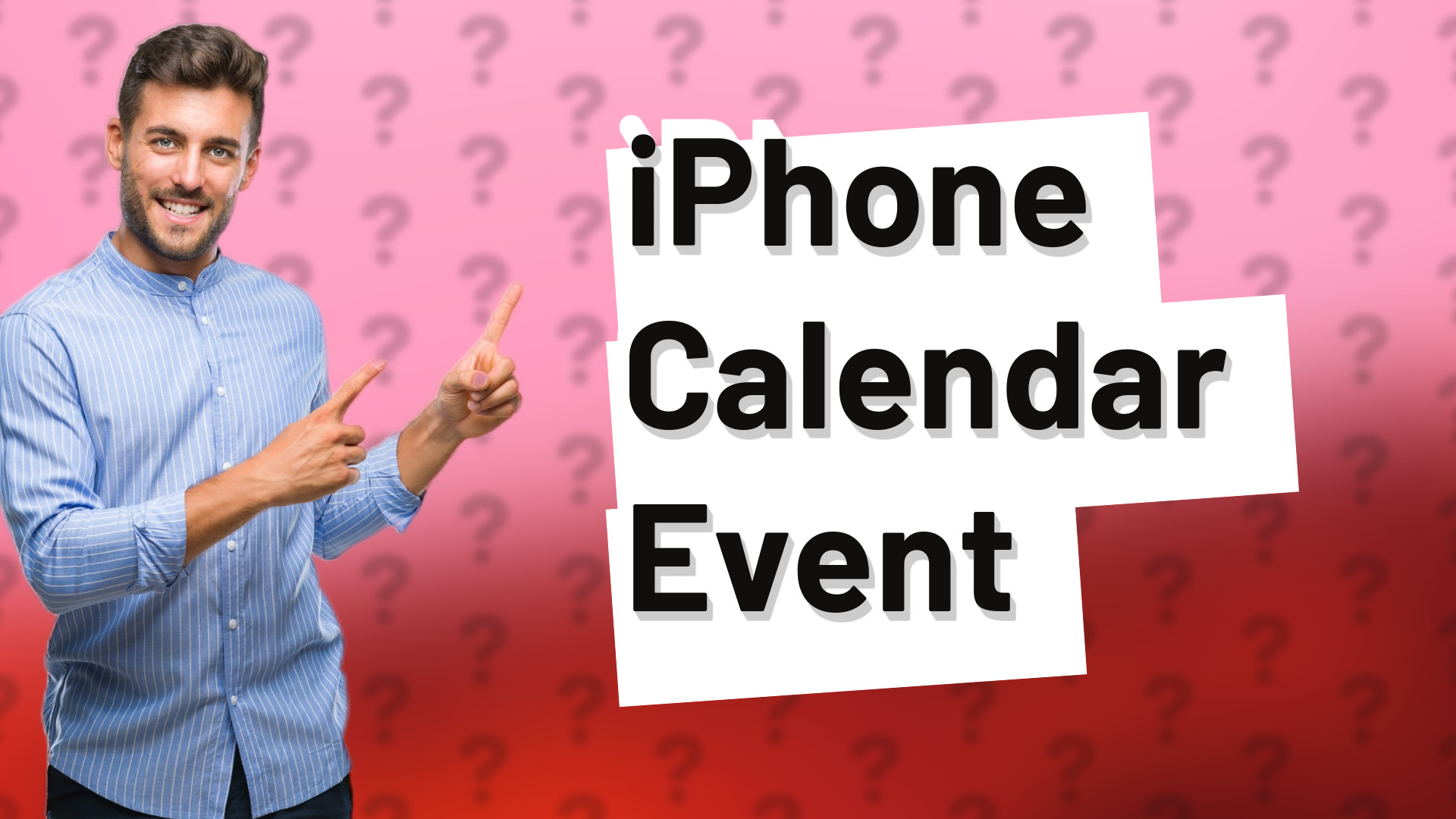 iPhone Calendar Event