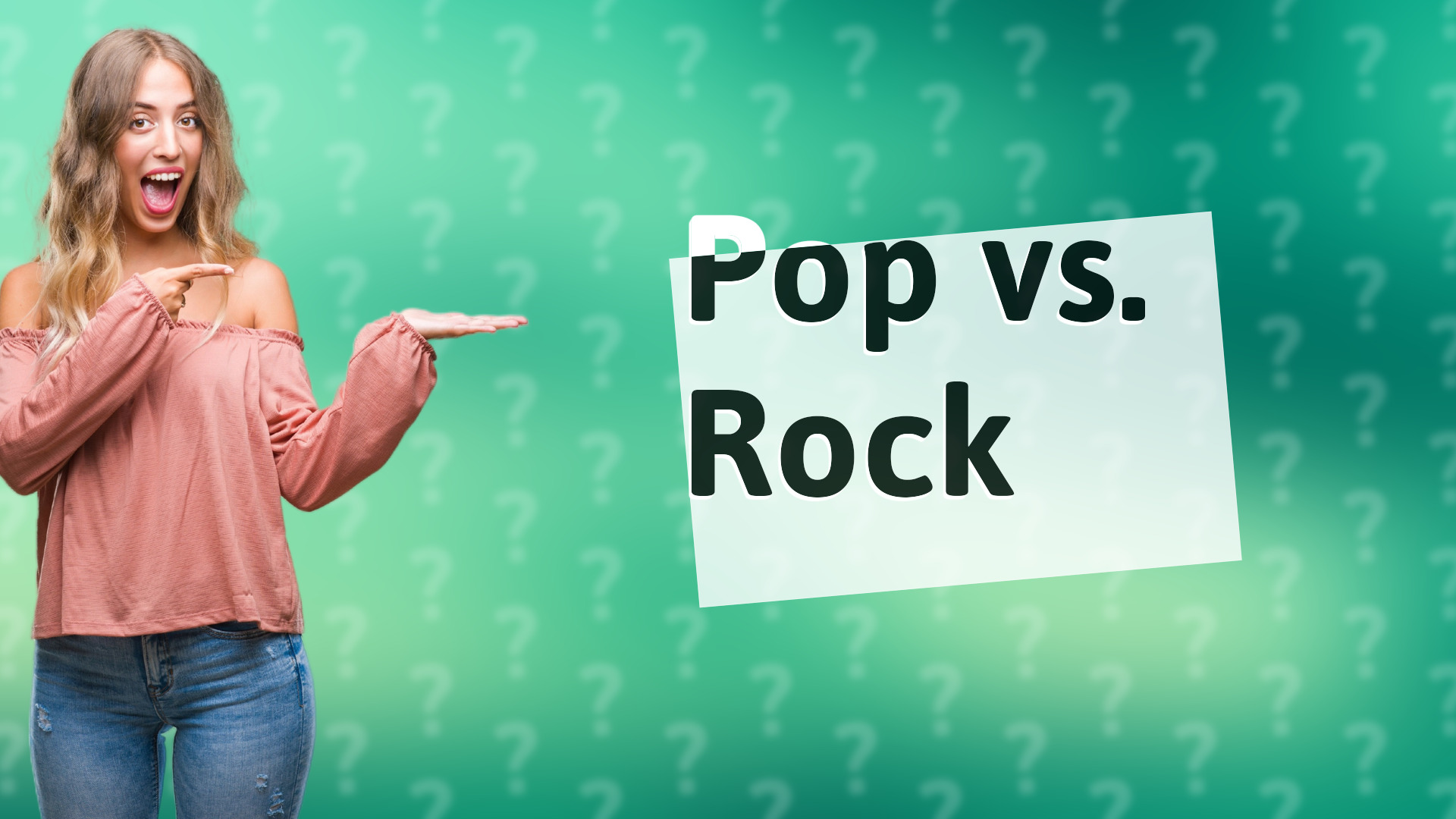 Pop vs. Rock
