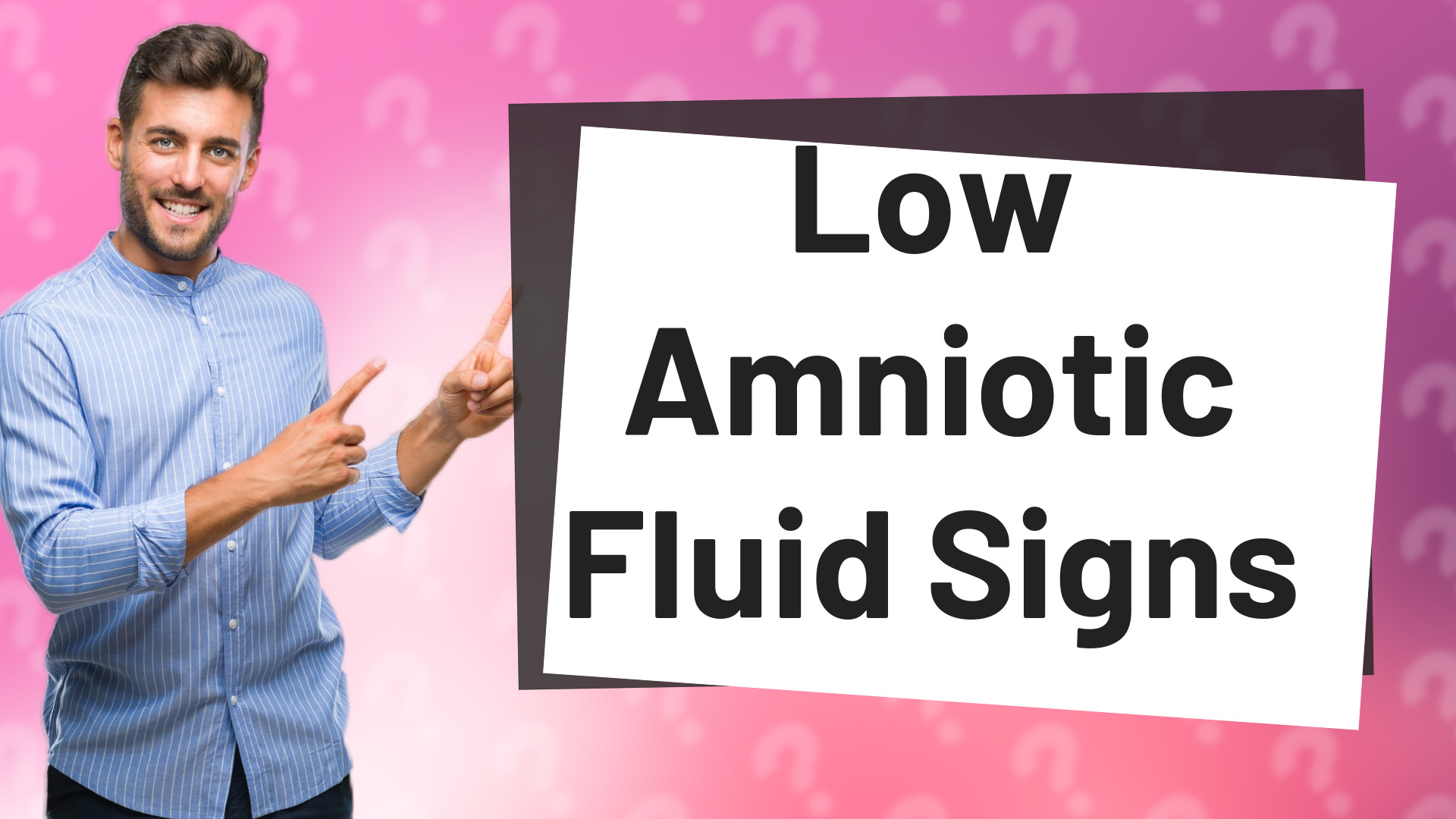Low Amniotic Fluid Signs