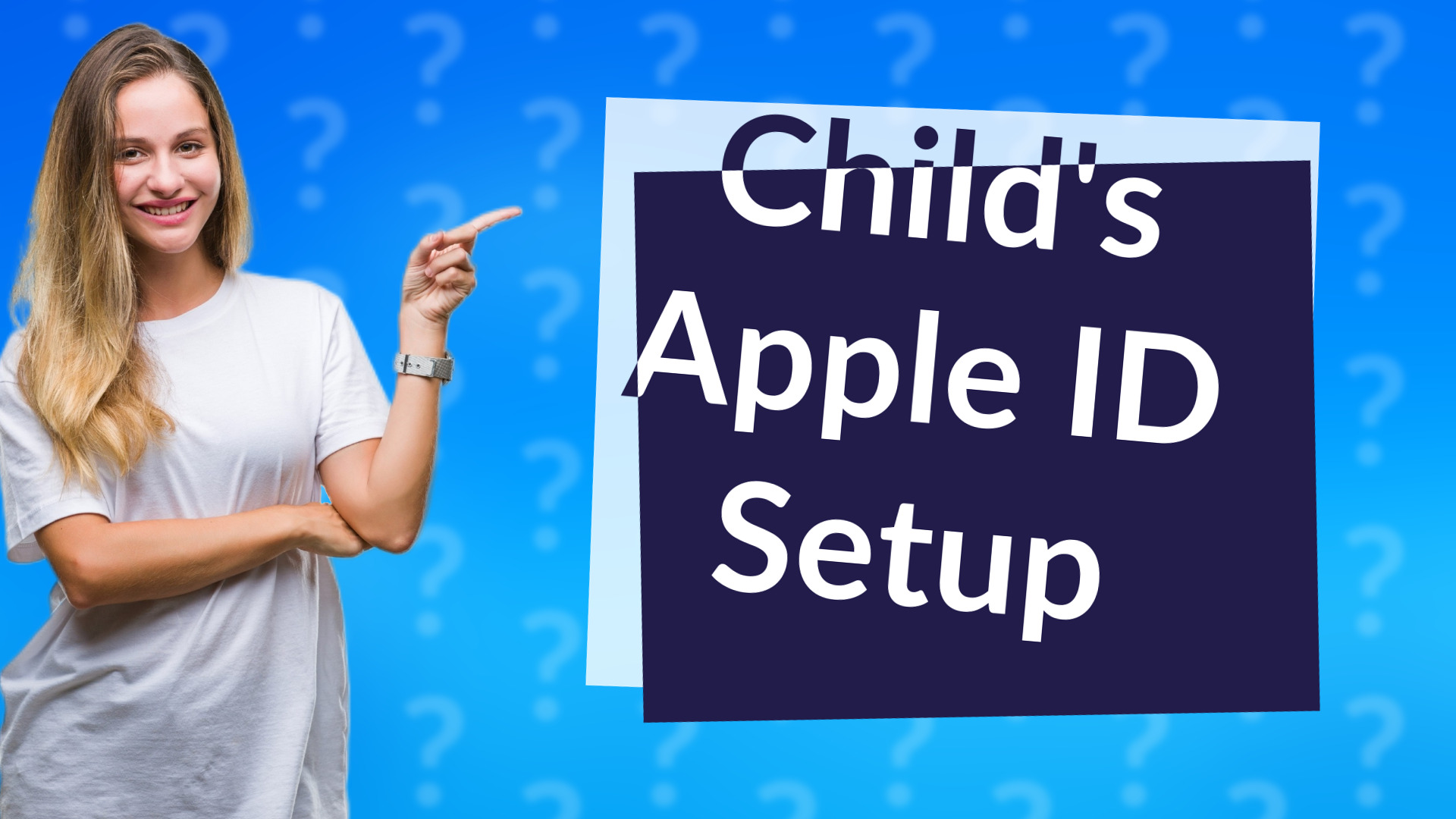 Child's Apple ID Setup
