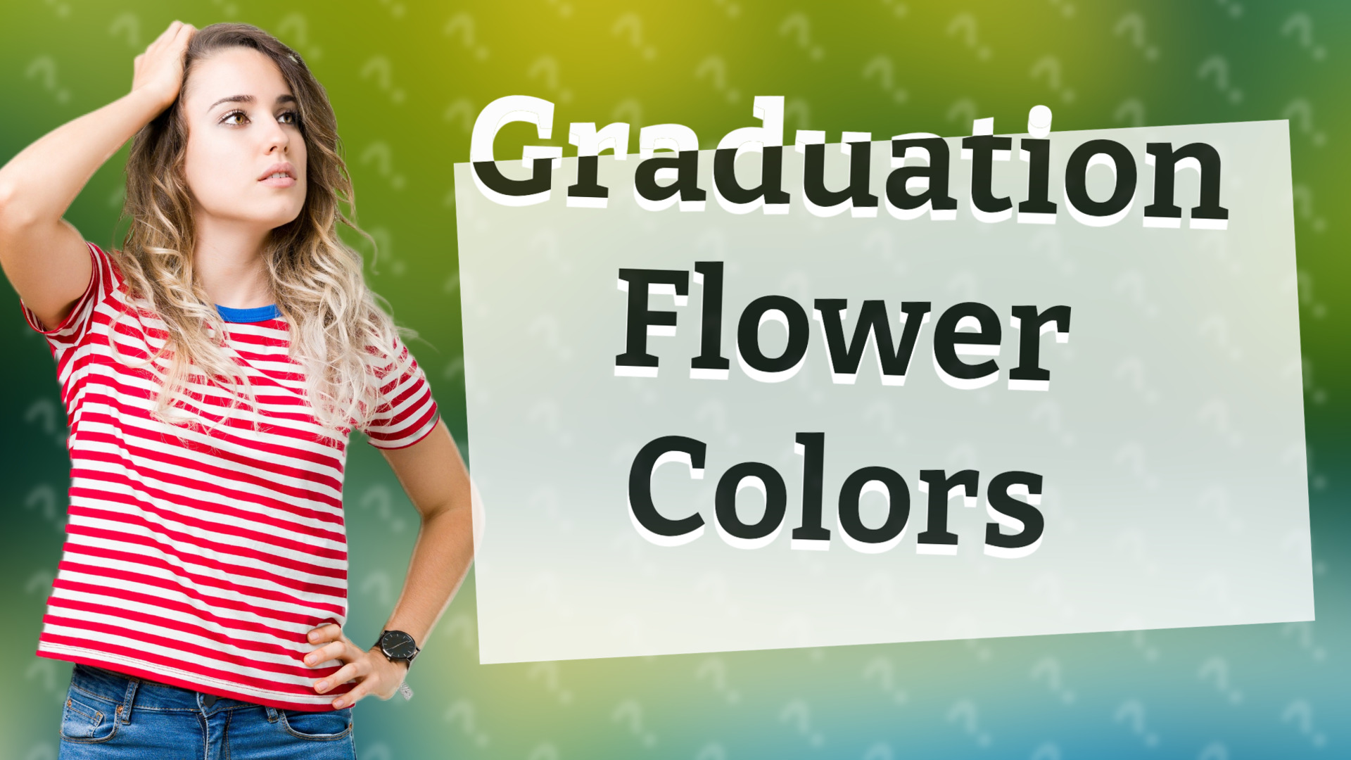 Graduation Flower Colors