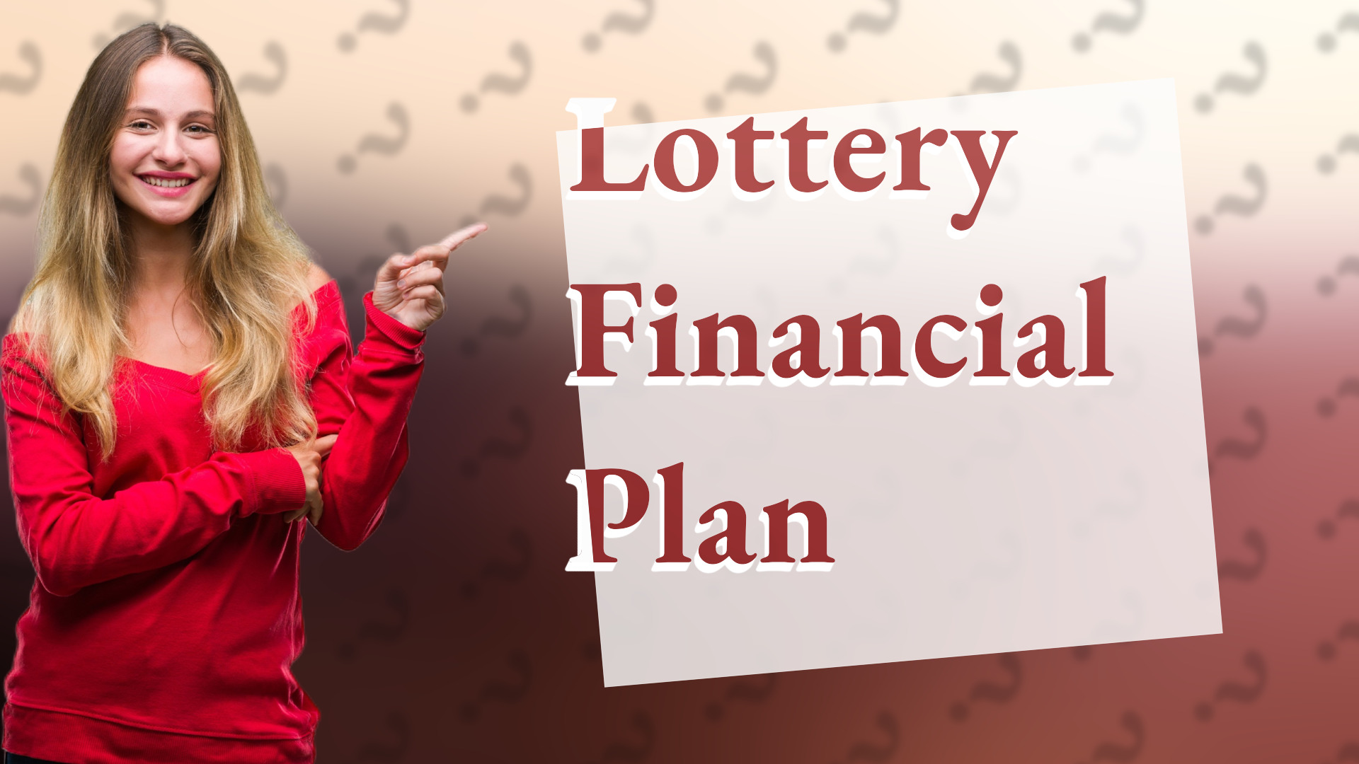Lottery Financial Plan