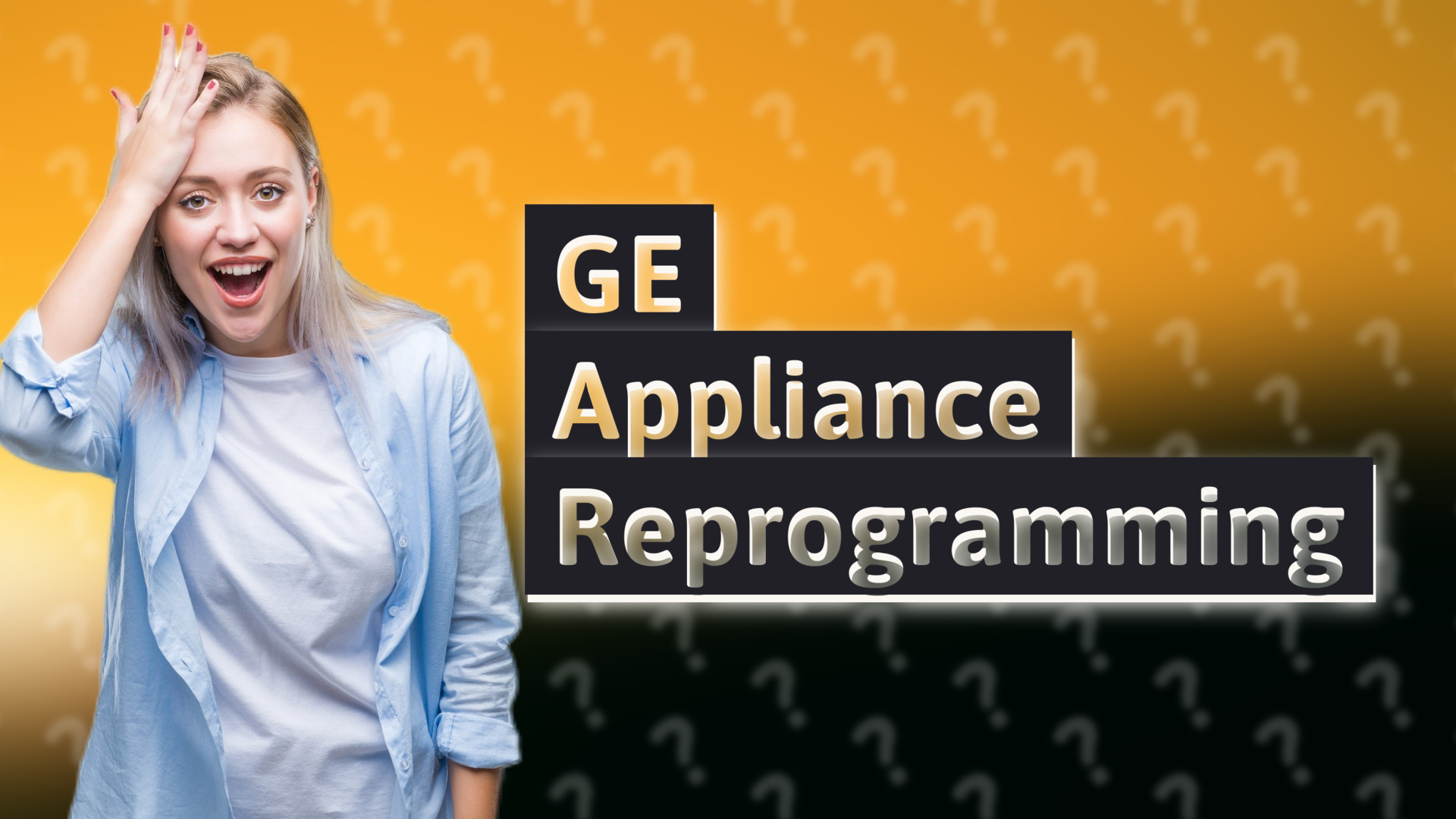 GE Appliance Reprogramming