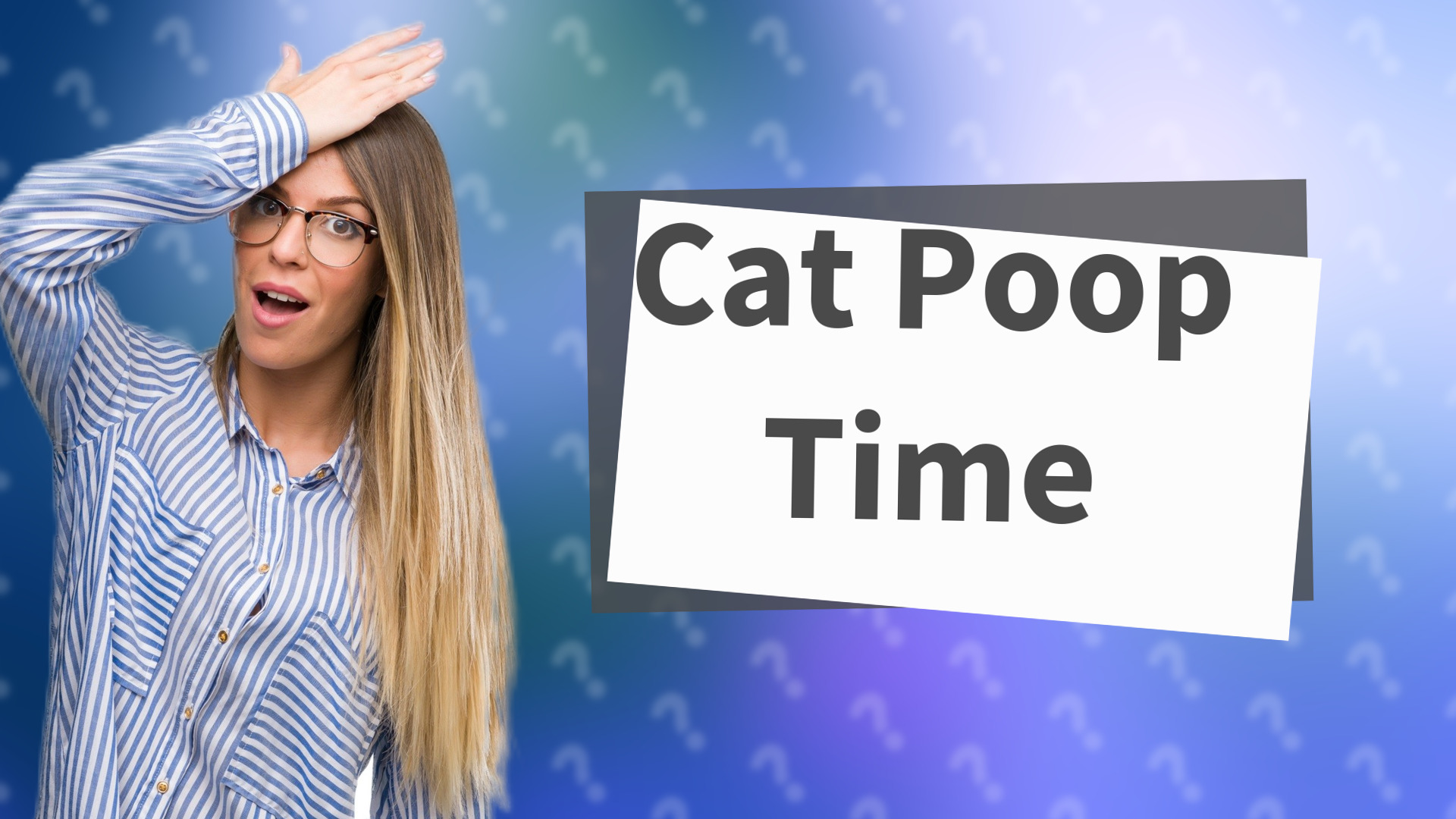Cat Poop Time