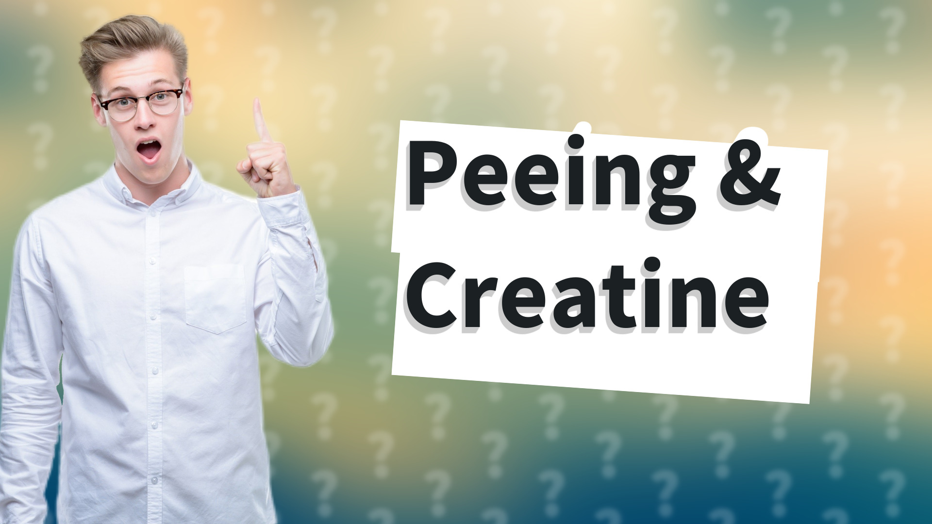 Peeing & Creatine