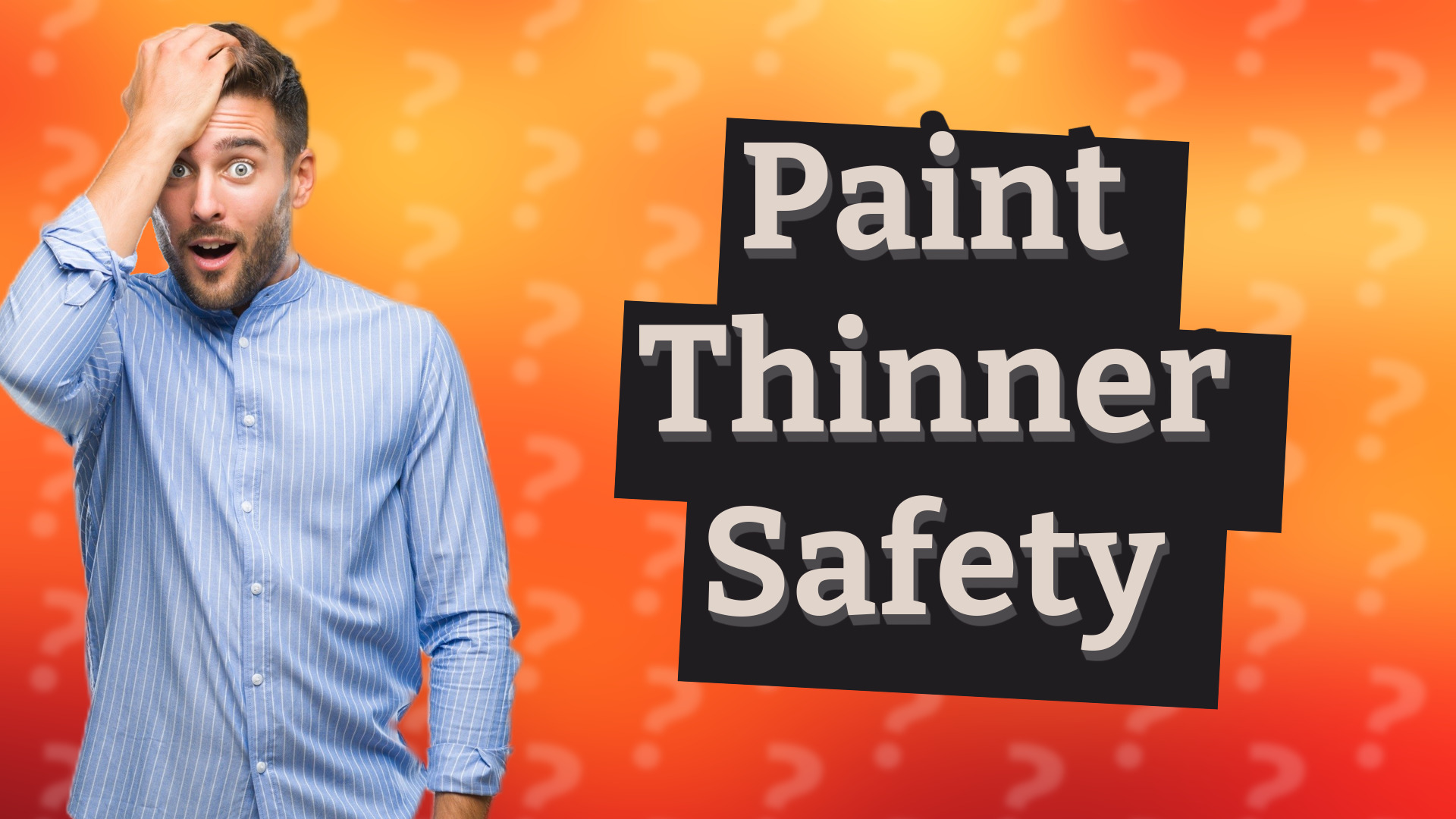 Paint Thinner Safety