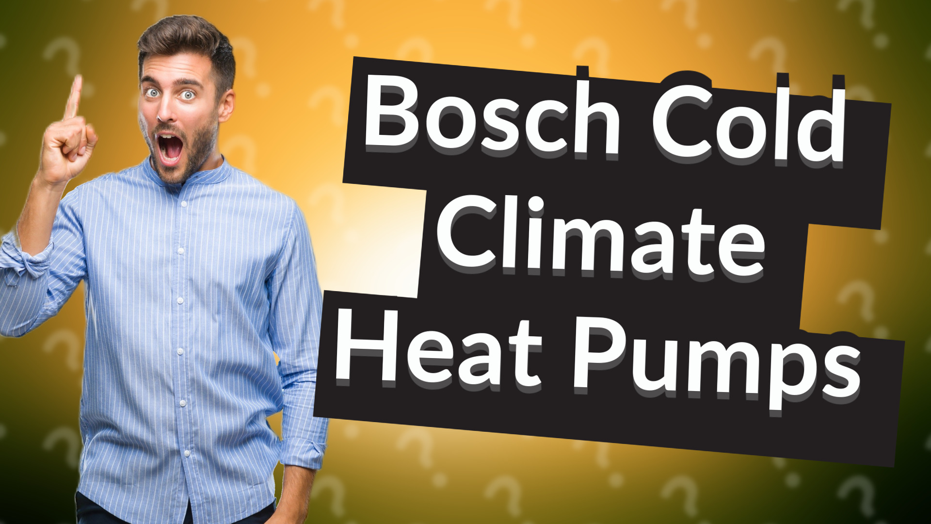 Bosch Cold Climate Heat Pumps