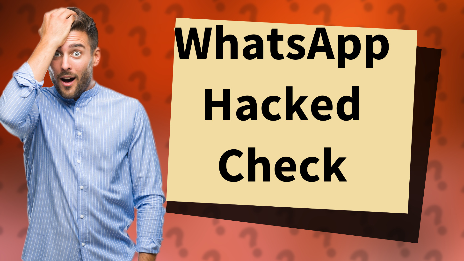 WhatsApp Hacked Check