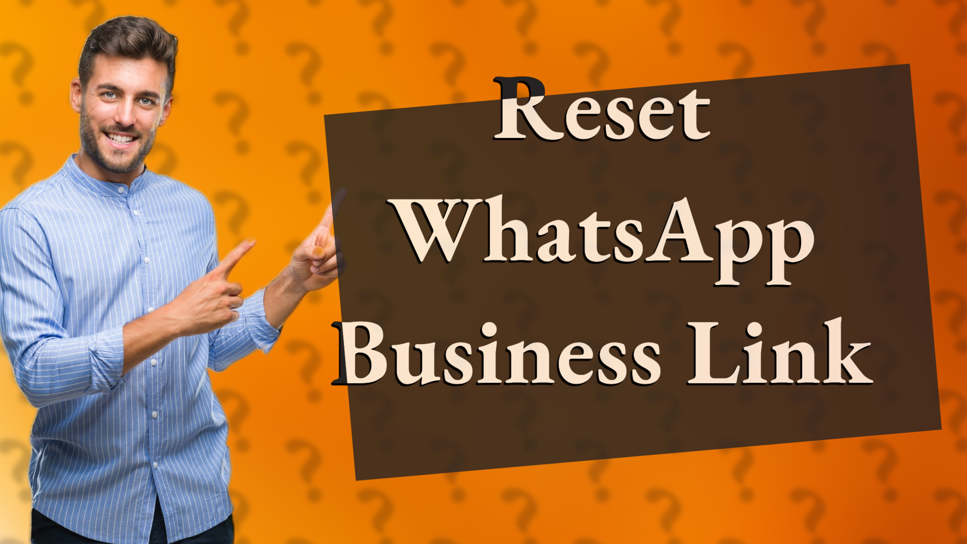 Reset WhatsApp Business Link
