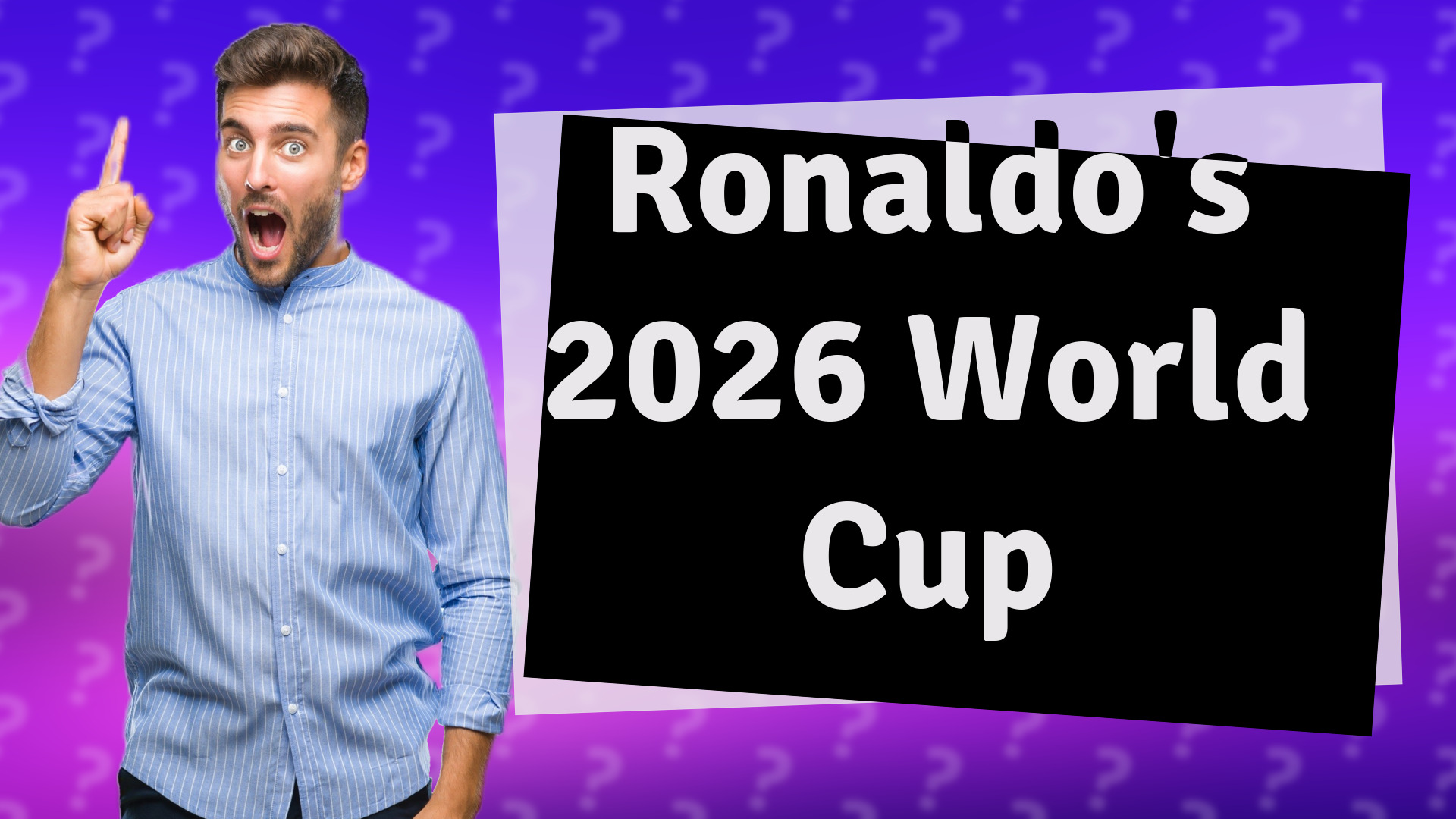 Ronaldo's 2026 World Cup