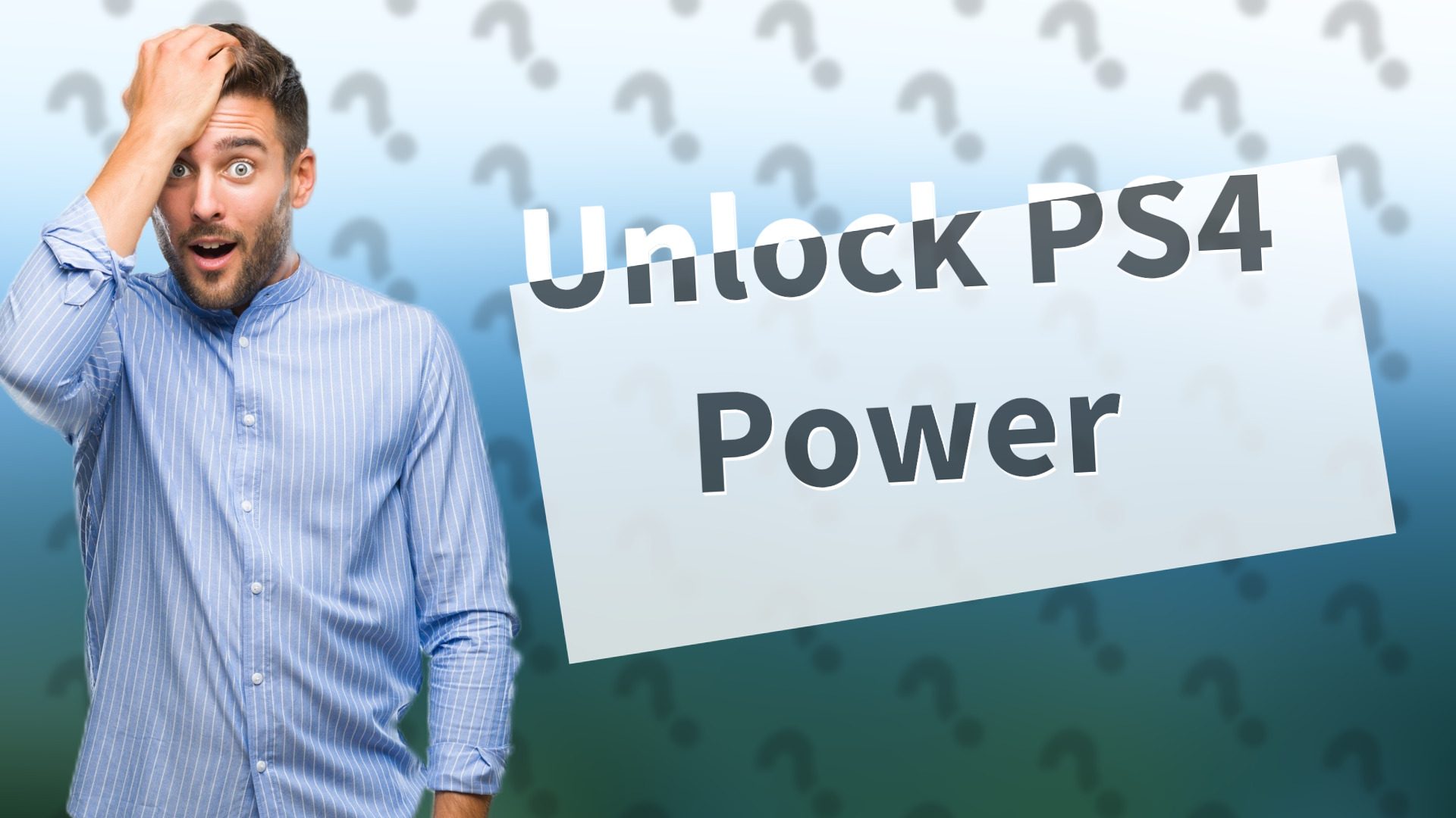 Unlock PS4 Power