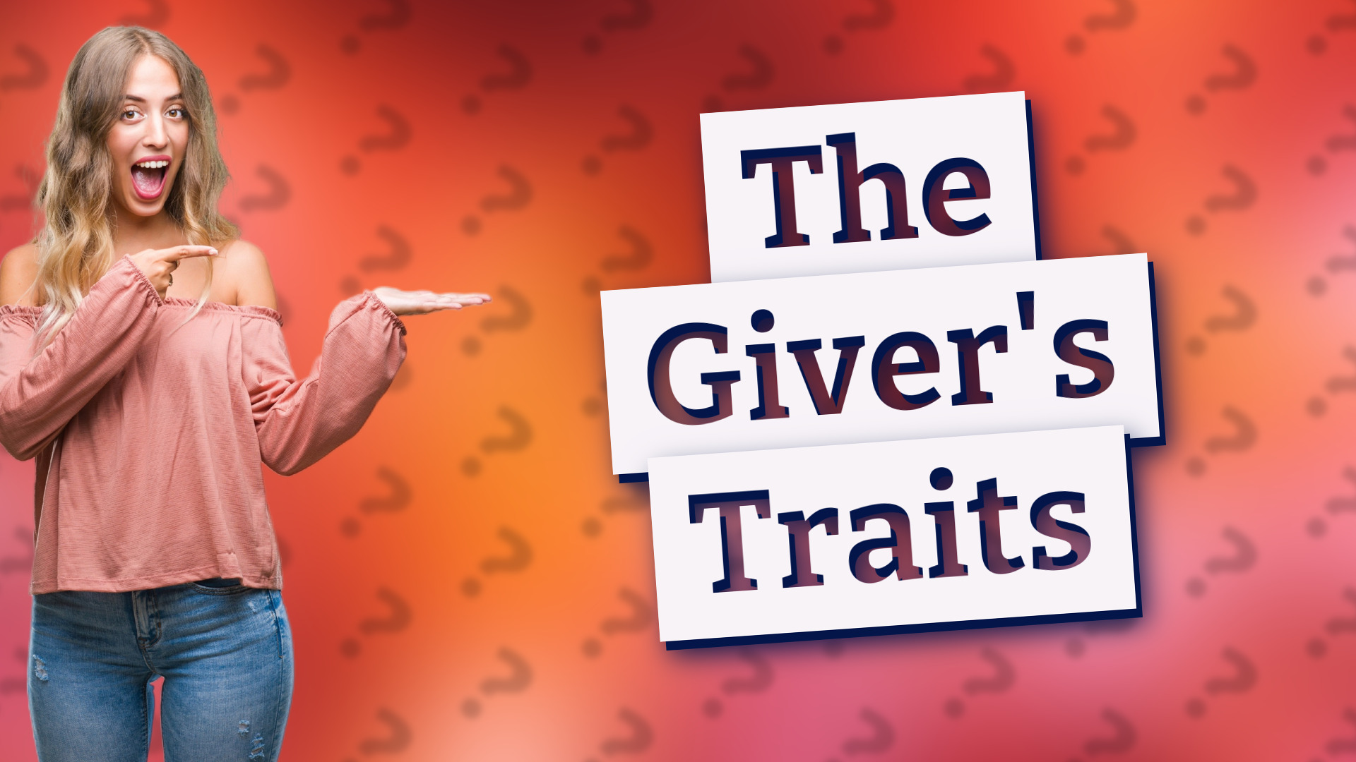 The Giver's Traits