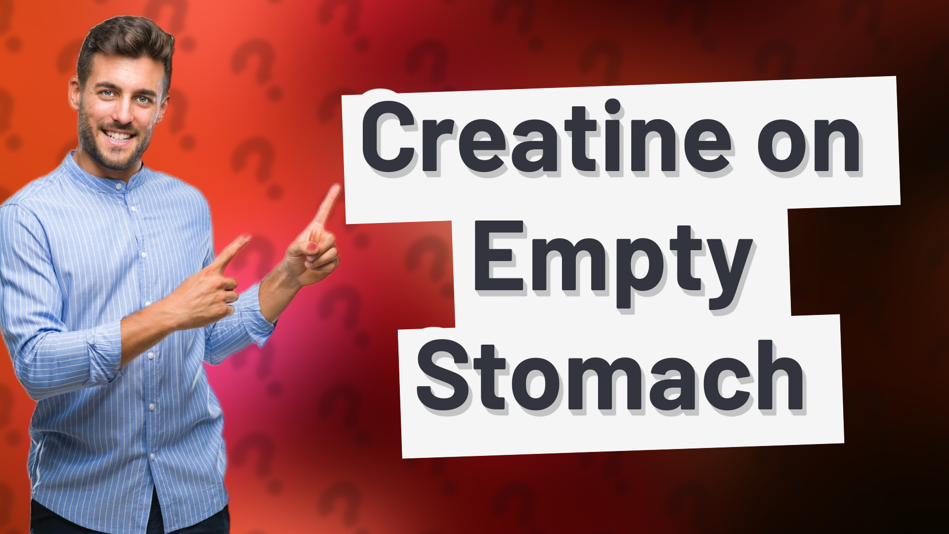 Creatine on Empty Stomach