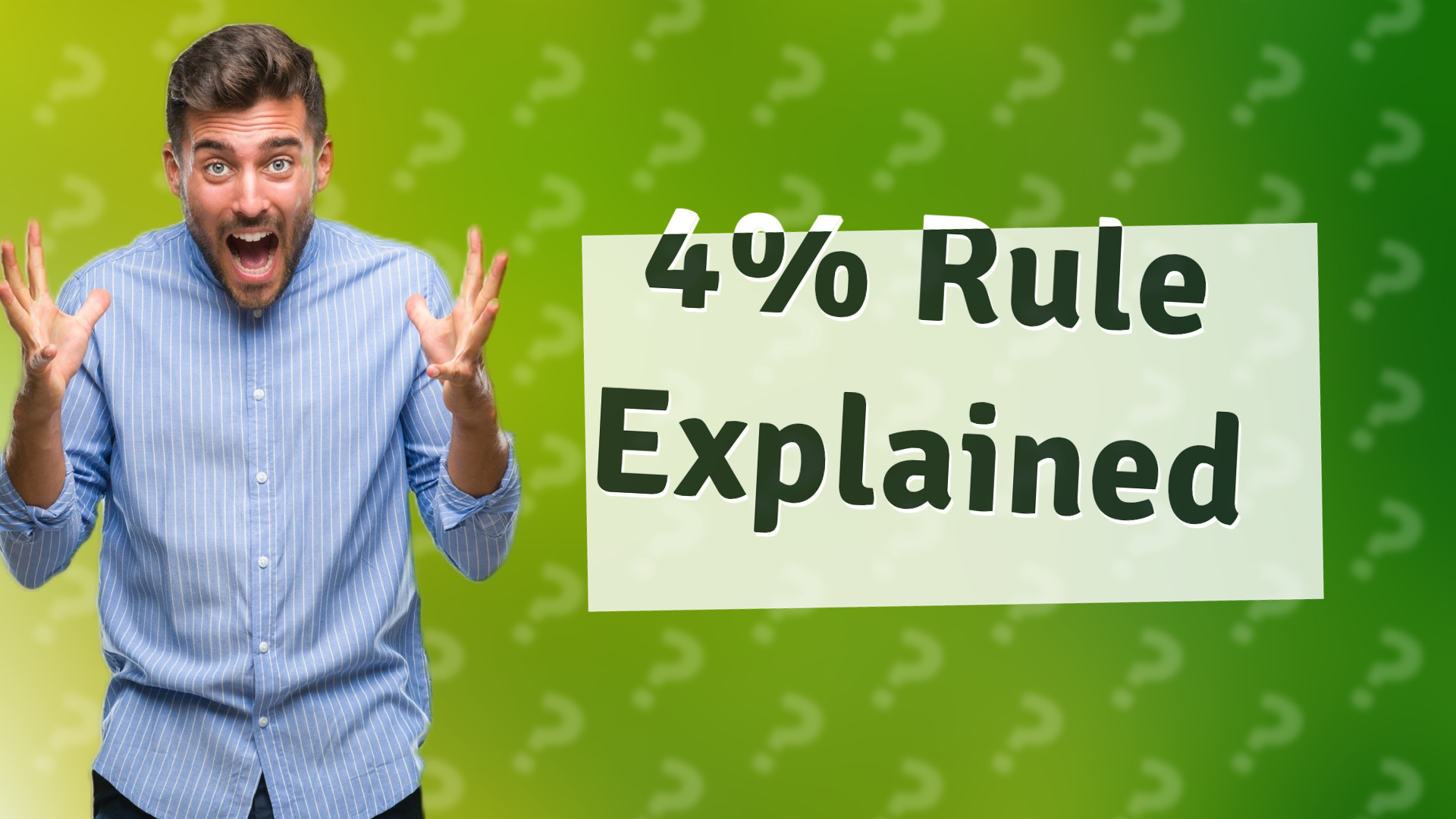 4% Rule Explained