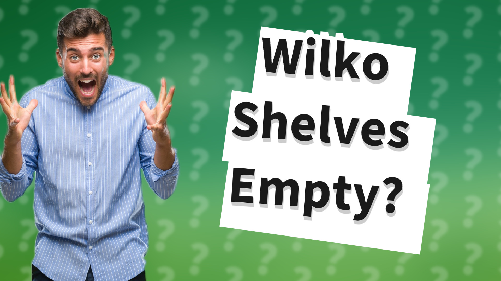Wilko Shelves Empty?