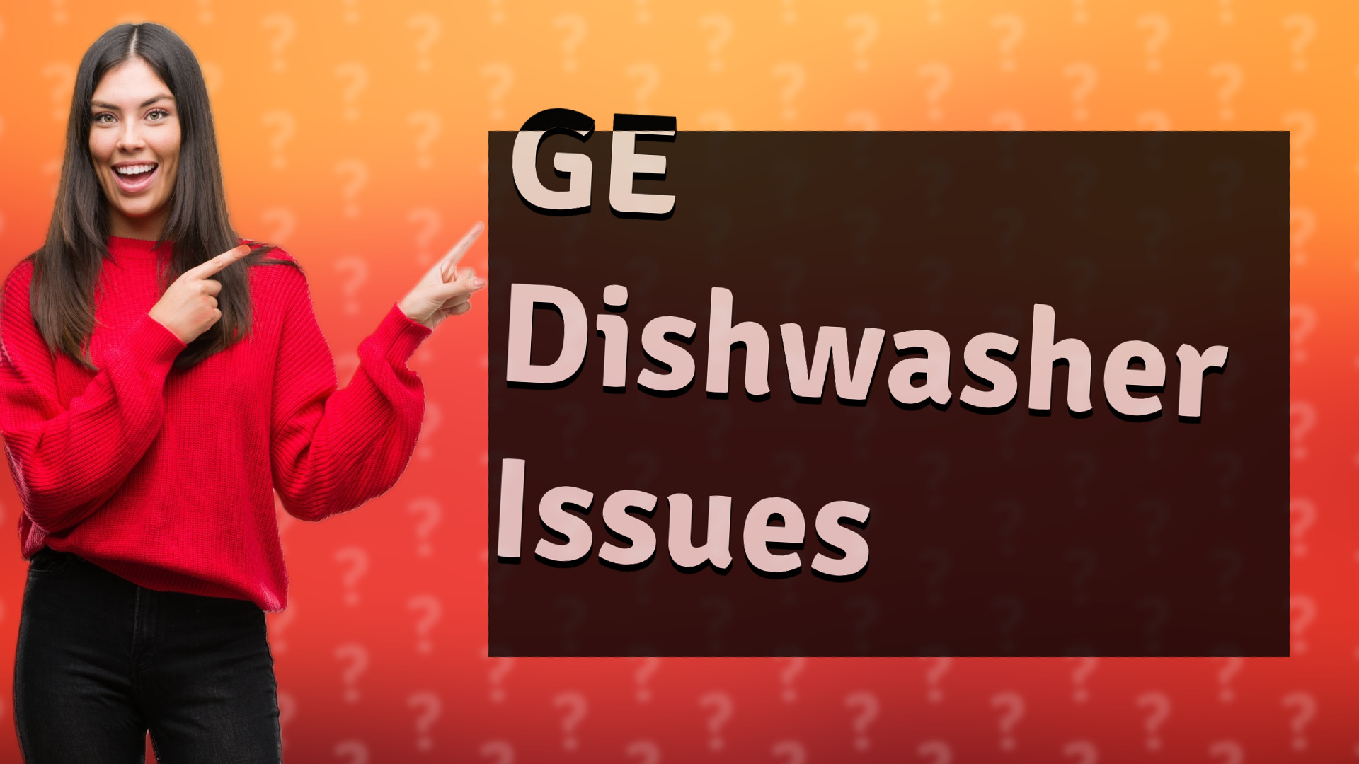 GE Dishwasher Issues