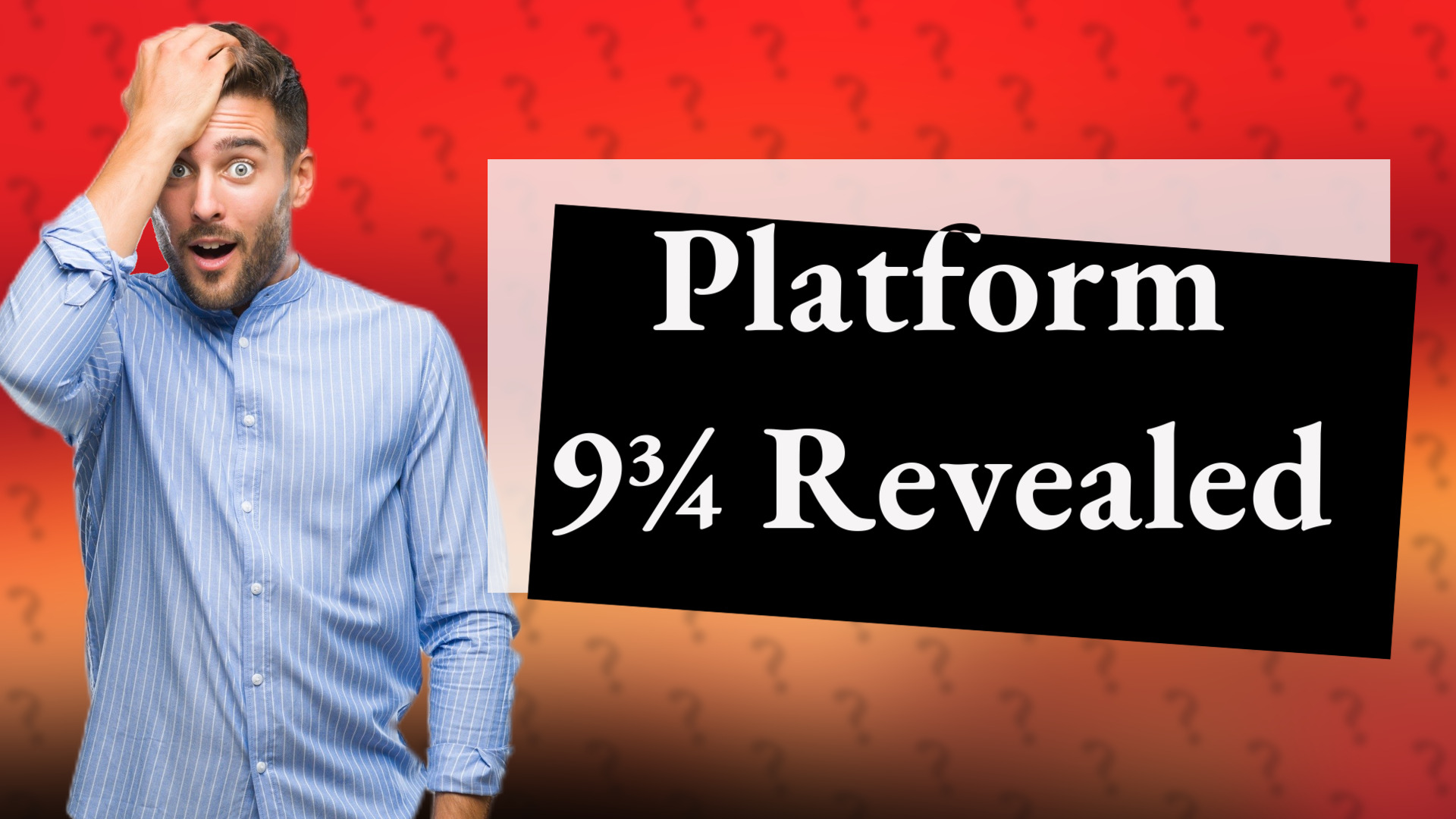 Platform 9¾ Revealed