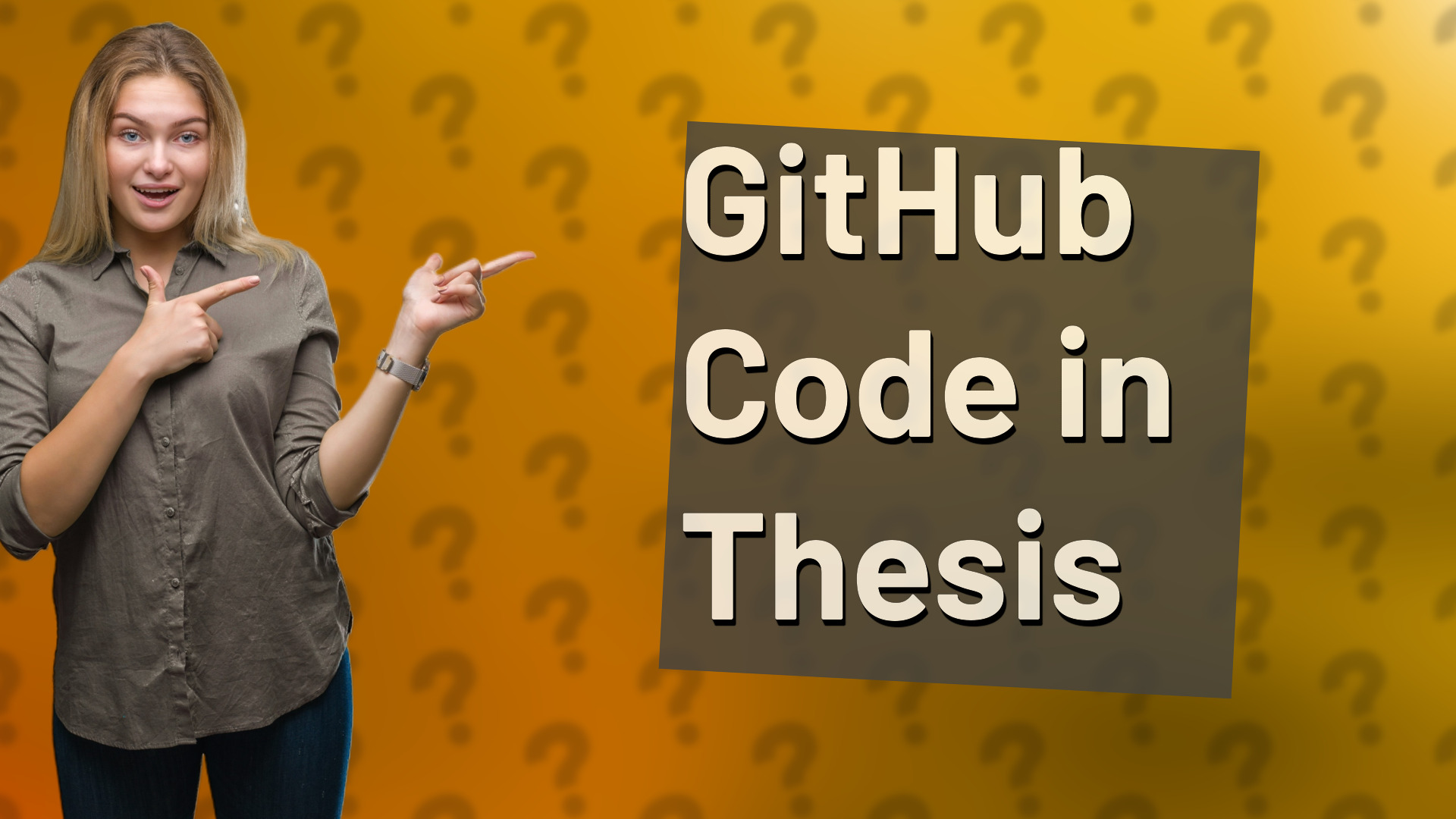 GitHub Code in Thesis
