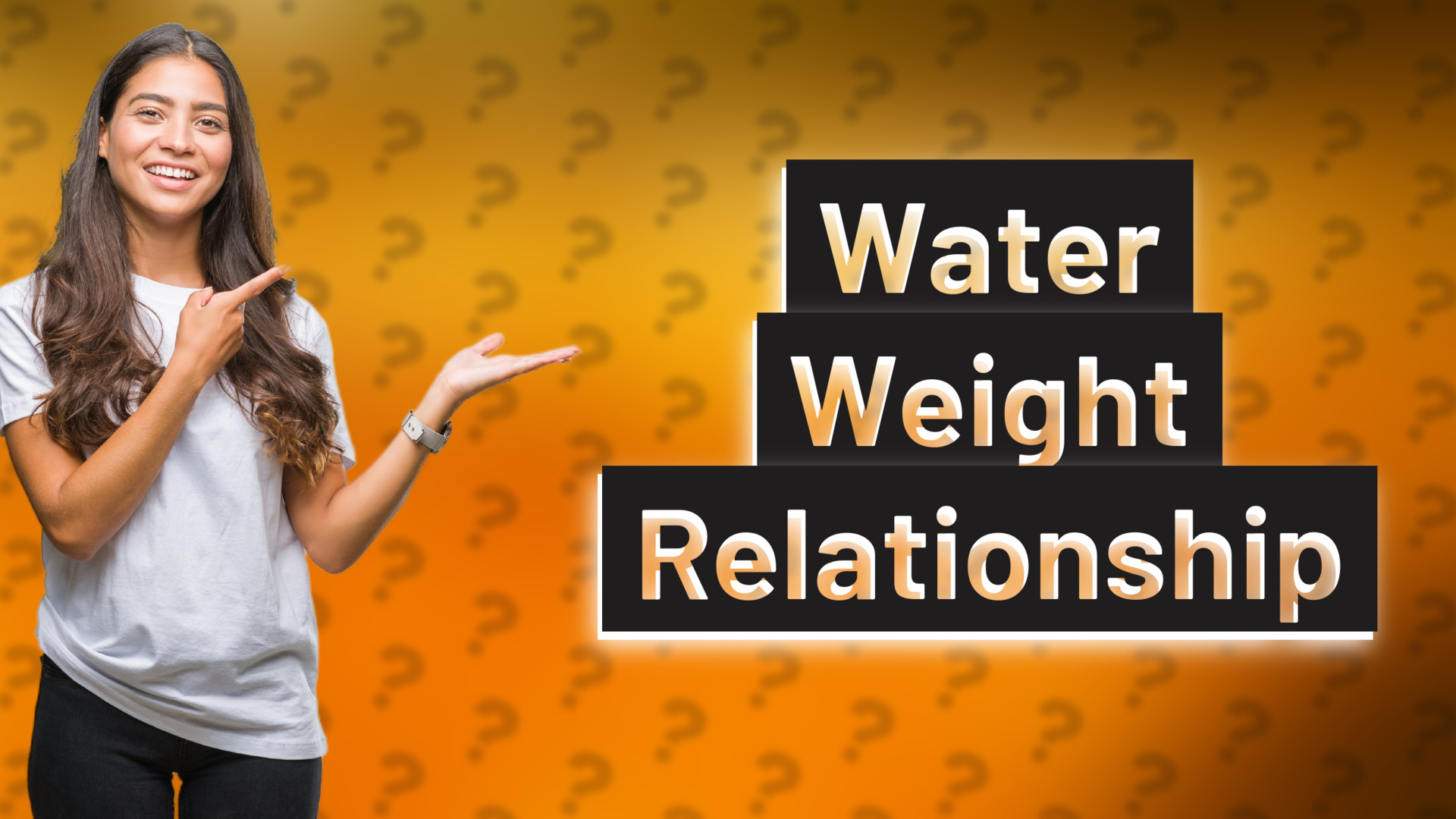Water Weight Relationship