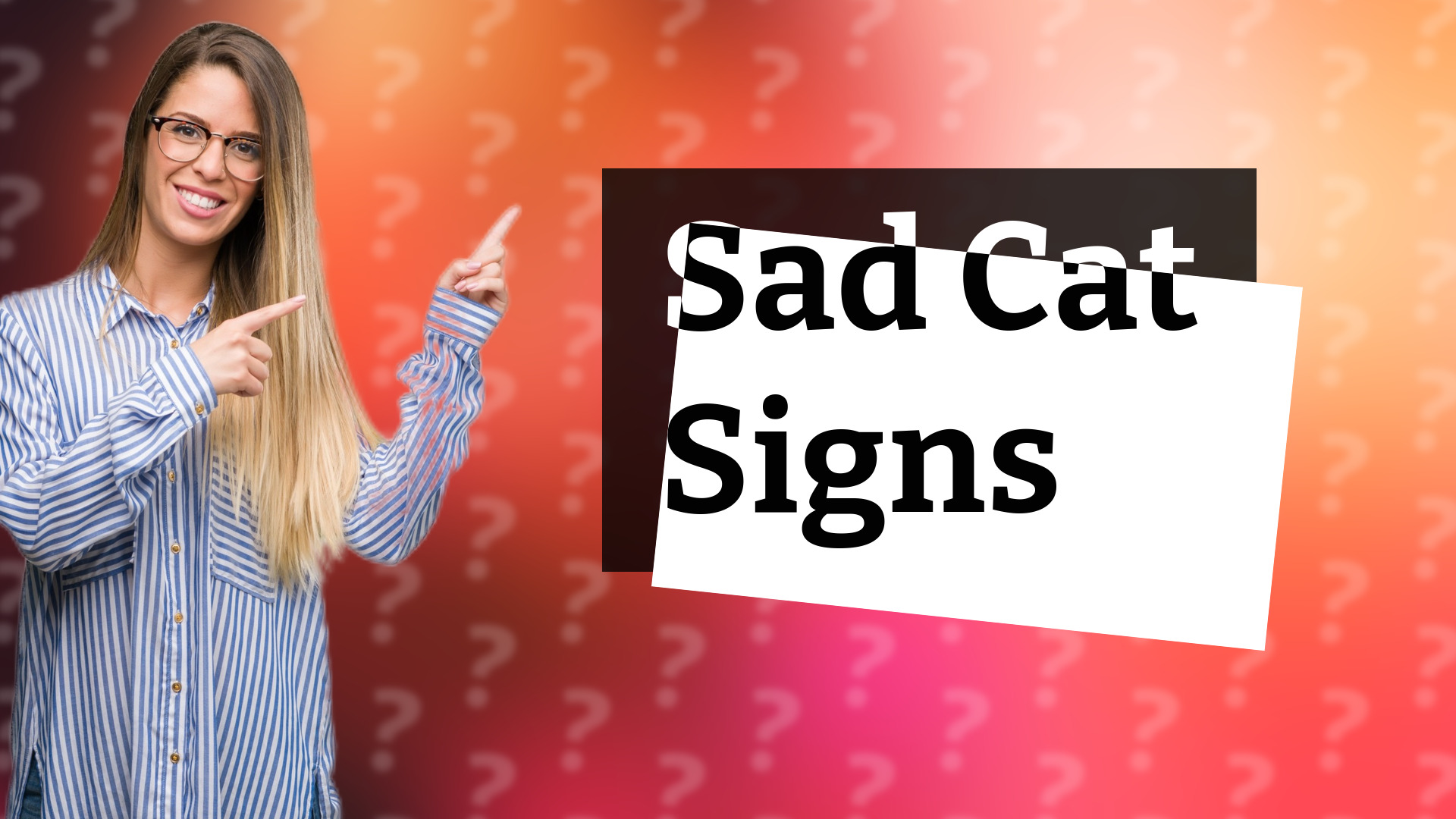 Sad Cat Signs
