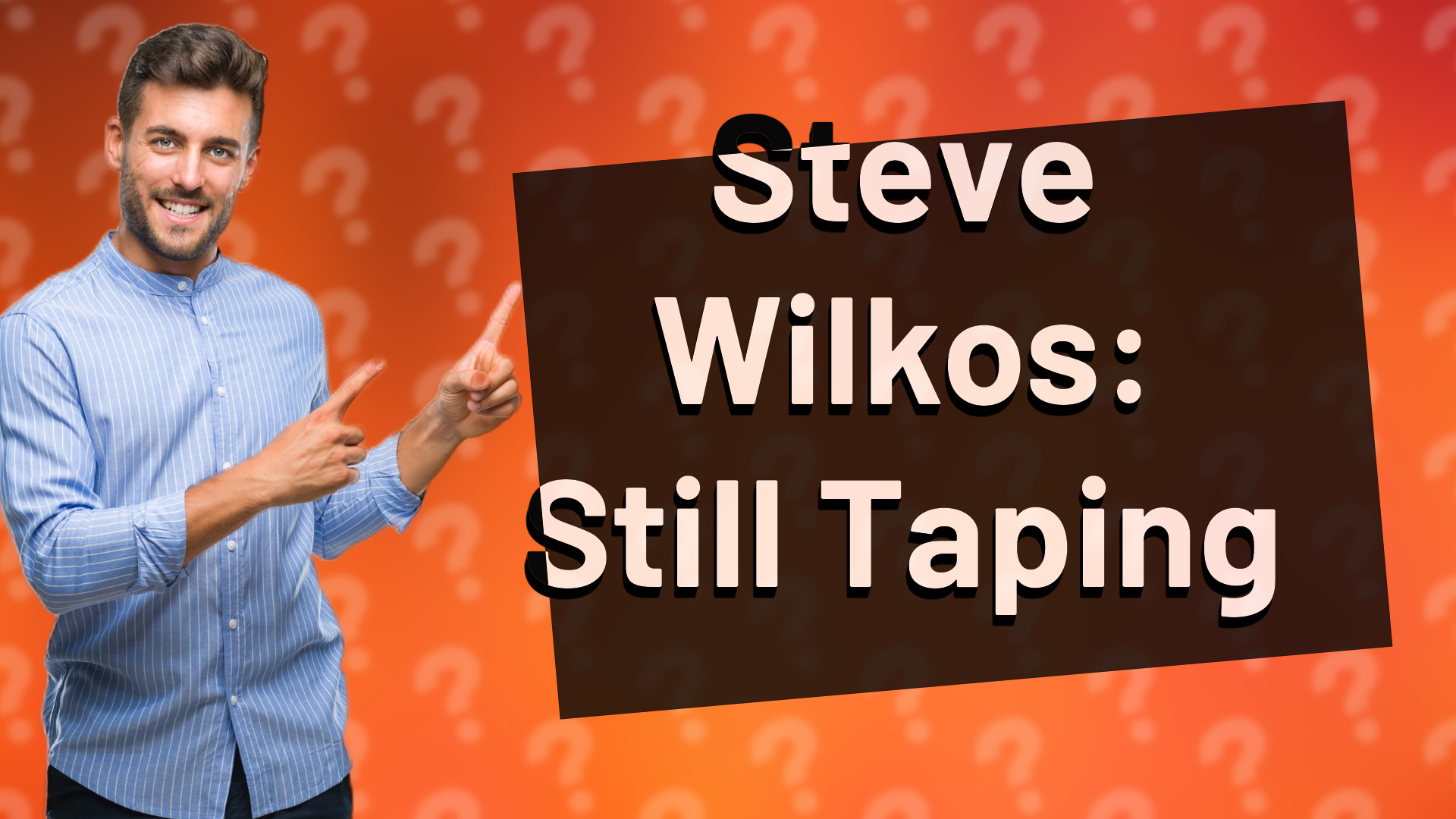 Steve Wilkos: Still Taping