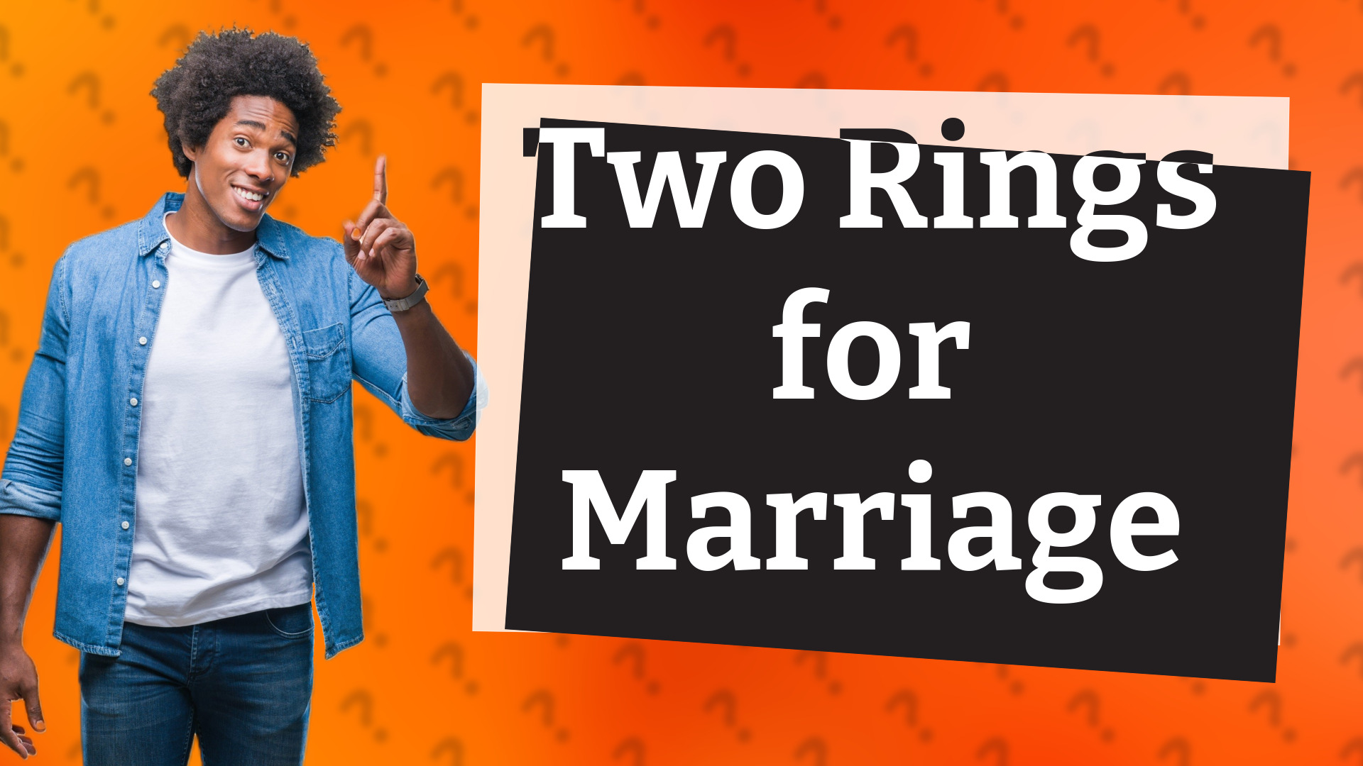 Two Rings for Marriage
