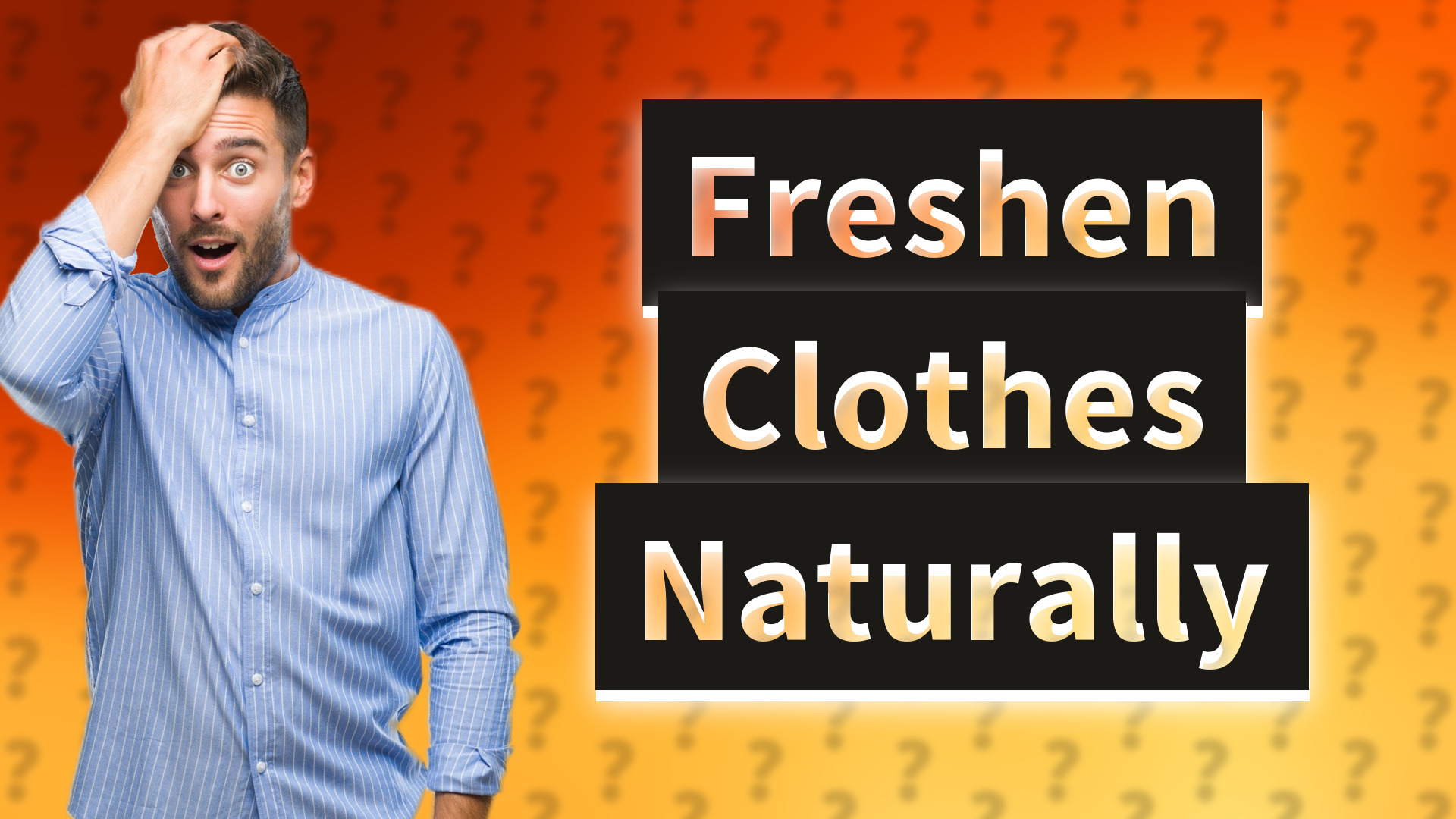 Freshen Clothes Naturally