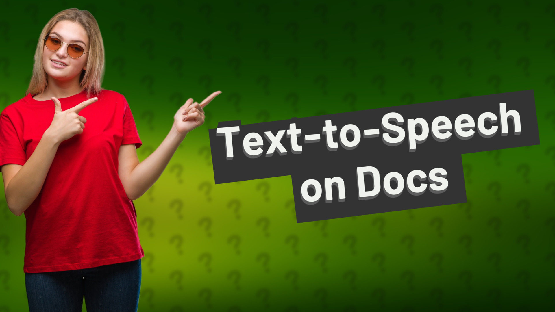 Text-to-Speech on Docs
