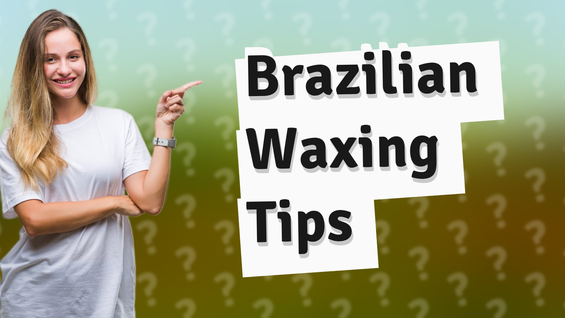 Brazilian Waxing Tips