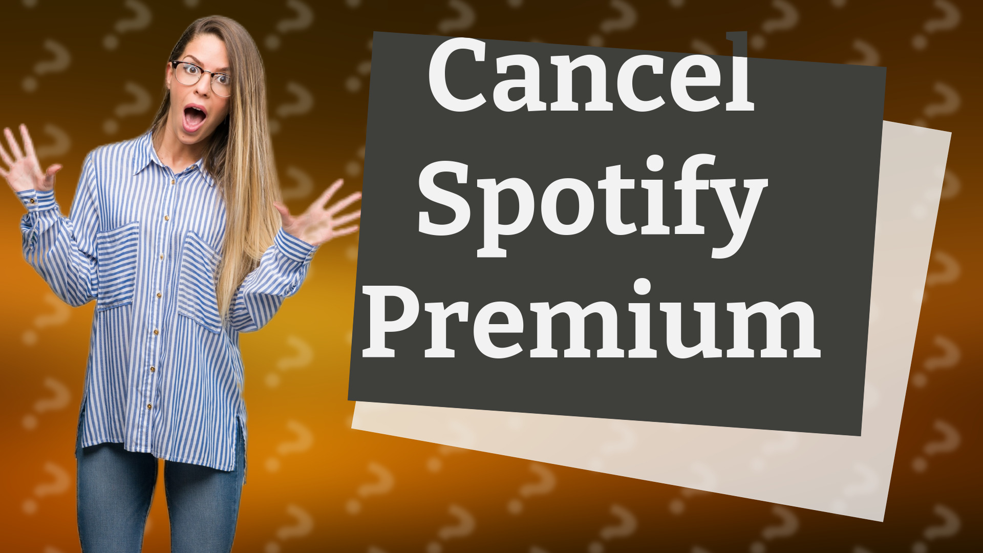 Cancel Spotify Premium