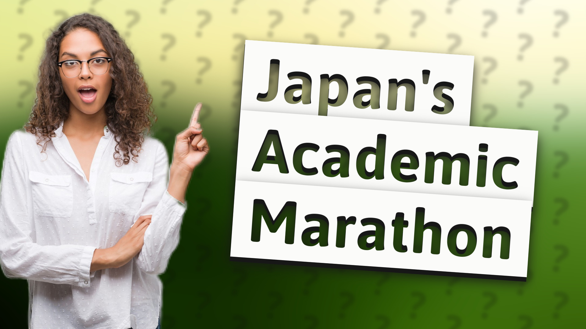 Japan's Academic Marathon
