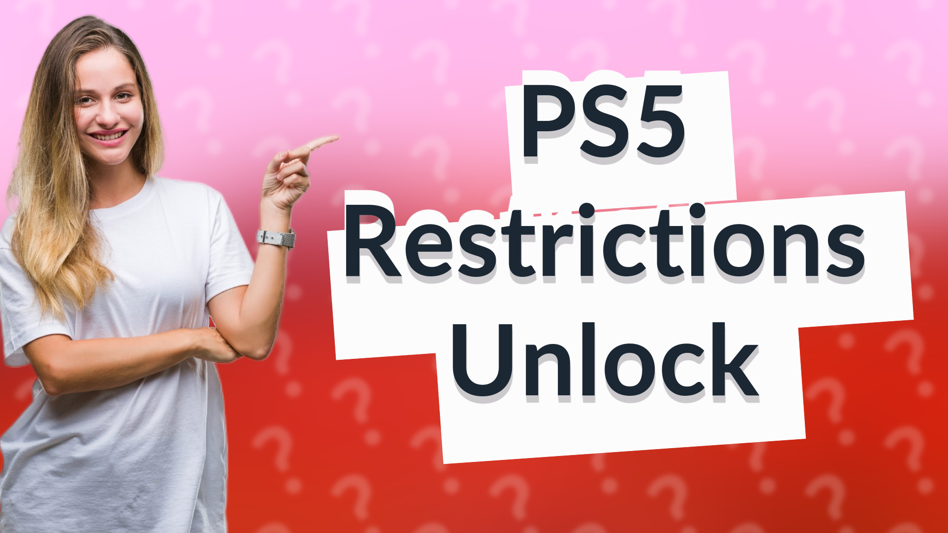 PS5 Restrictions Unlock