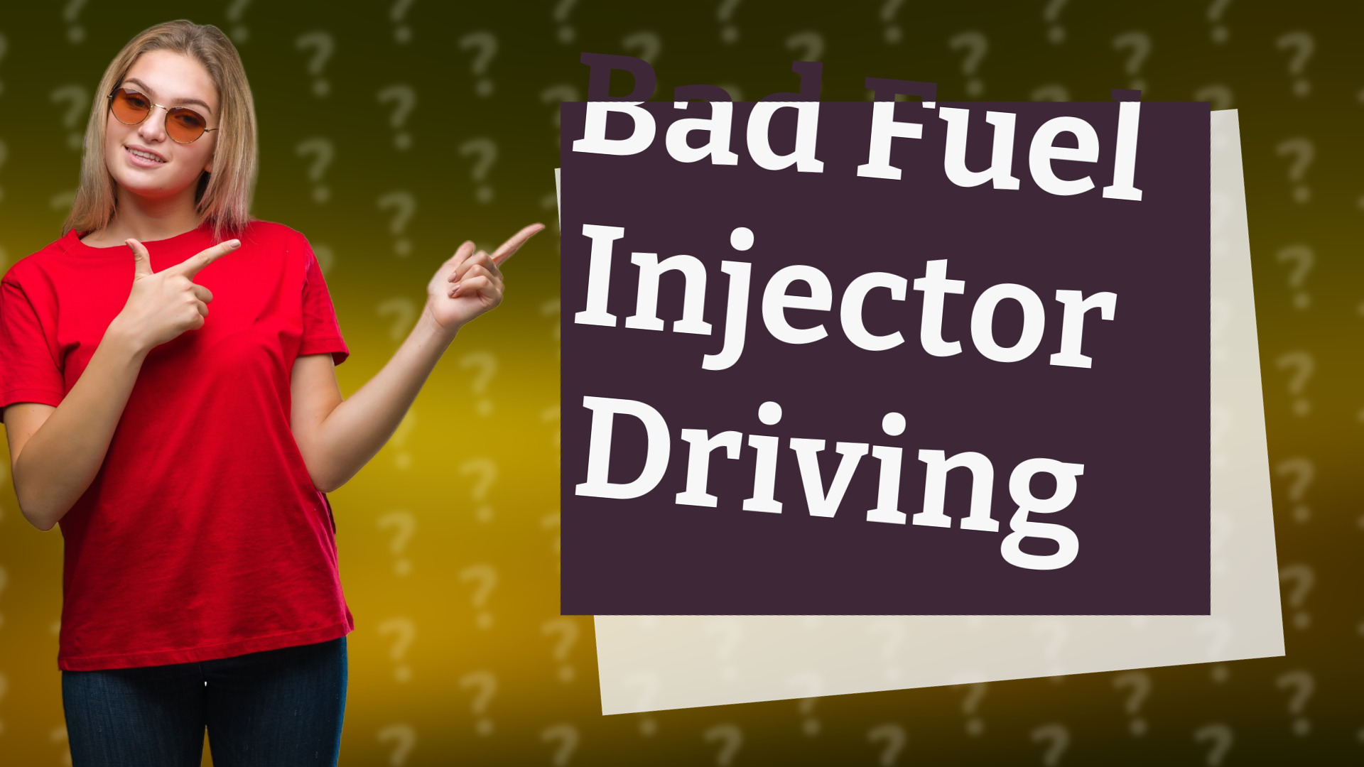 Bad Fuel Injector Driving