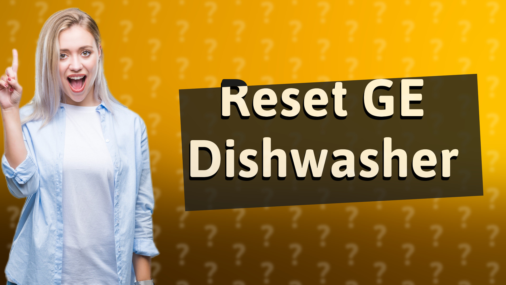 Reset GE Dishwasher