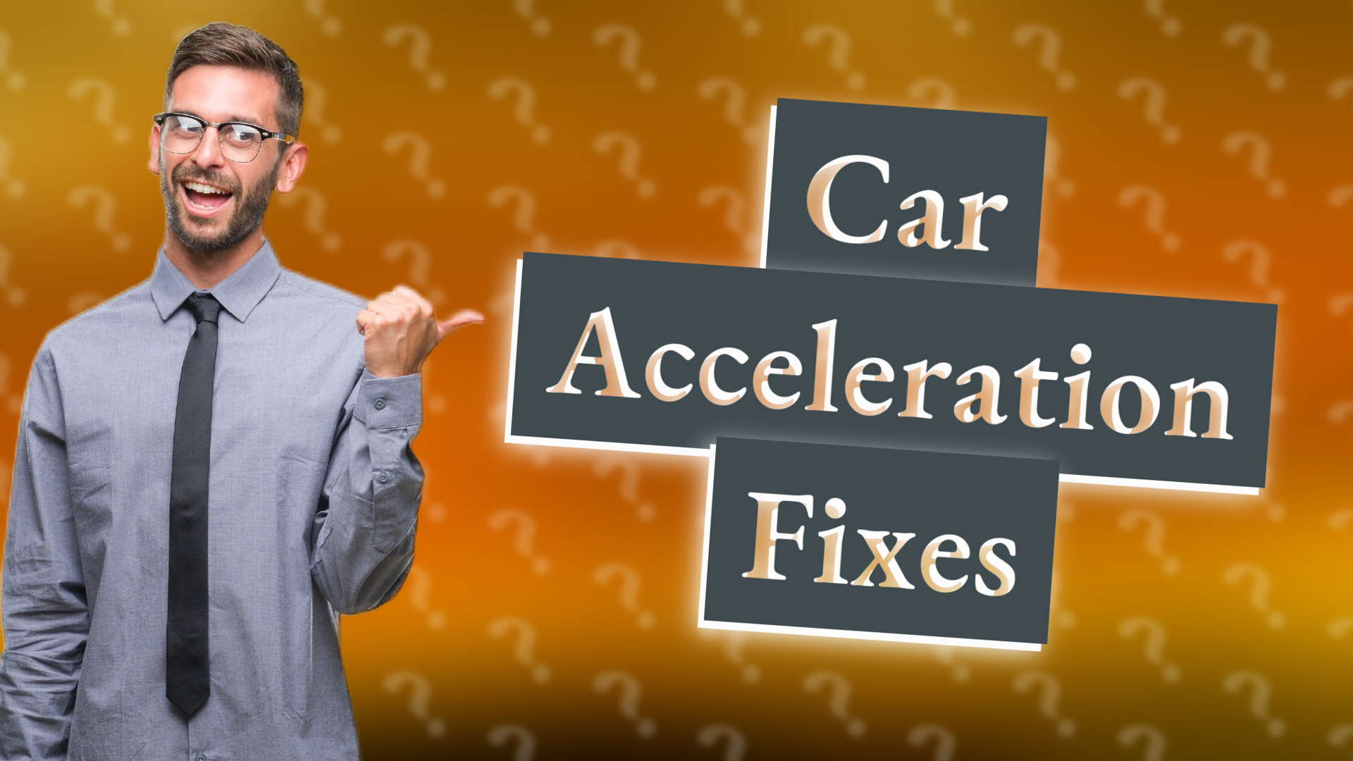 Car Acceleration Fixes