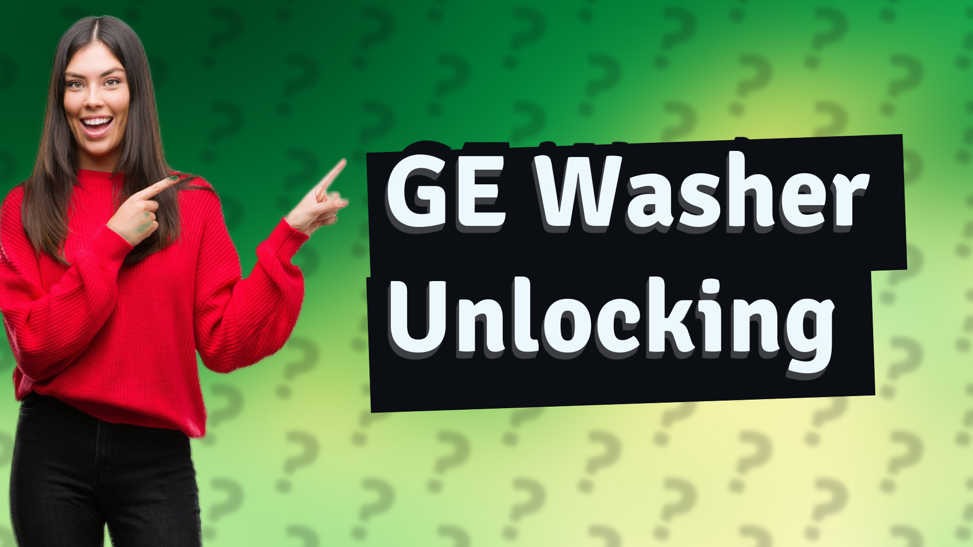 GE Washer Unlocking