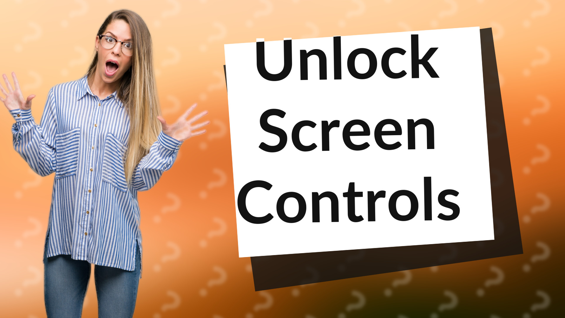 Unlock Screen Controls