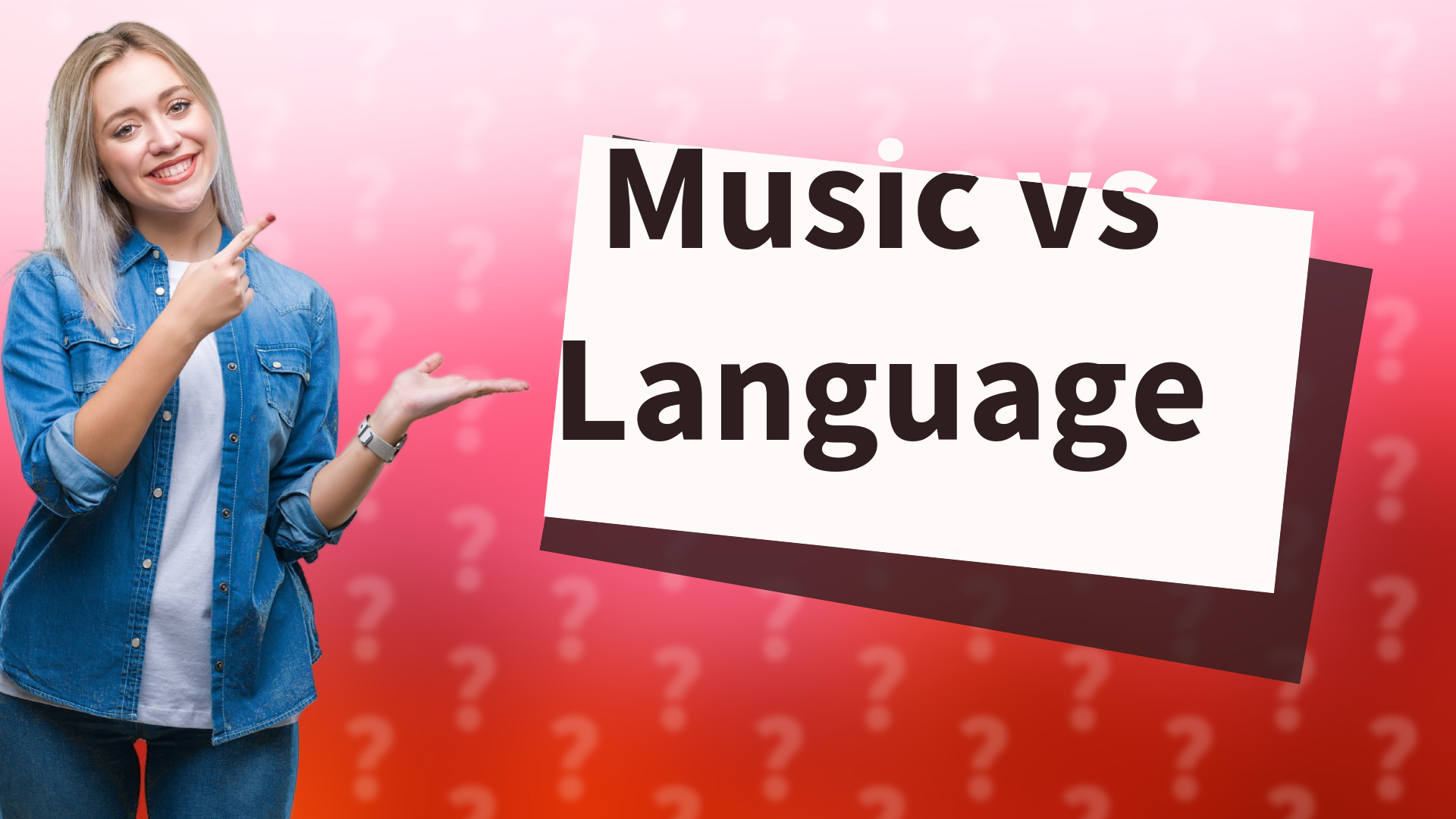 Music vs Language