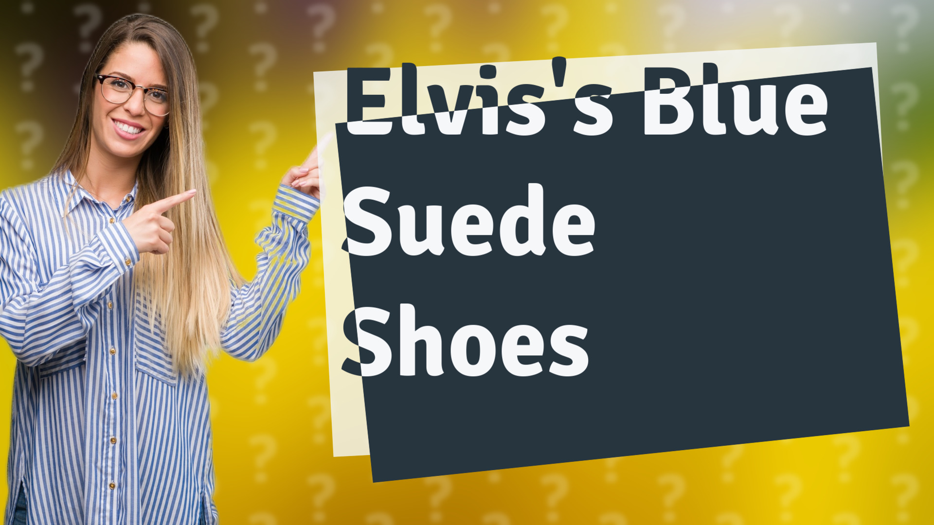 Elvis's Blue Suede Shoes